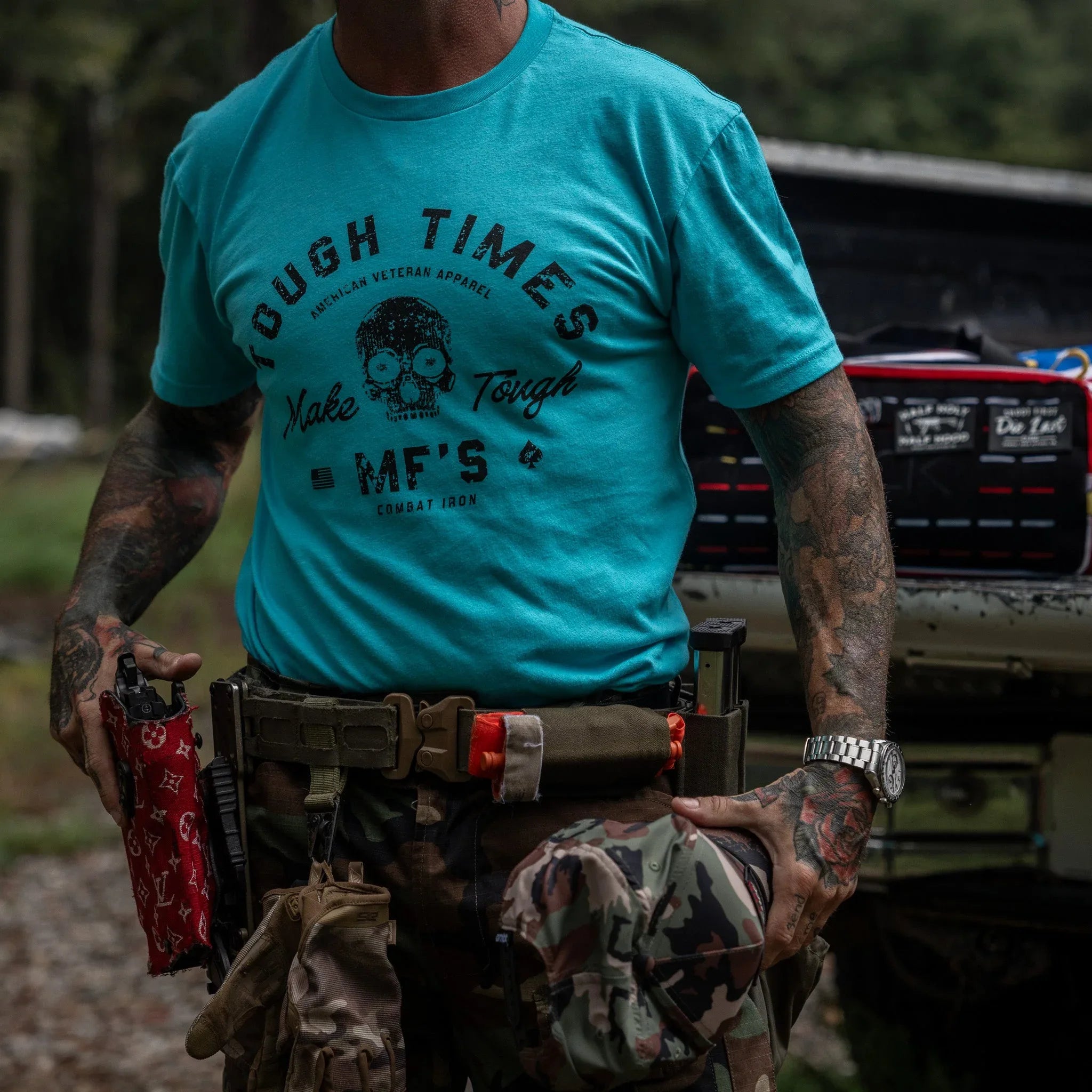 Tough Times Make Tough MF's Men's T-Shirt - Combat Iron Apparel Co.