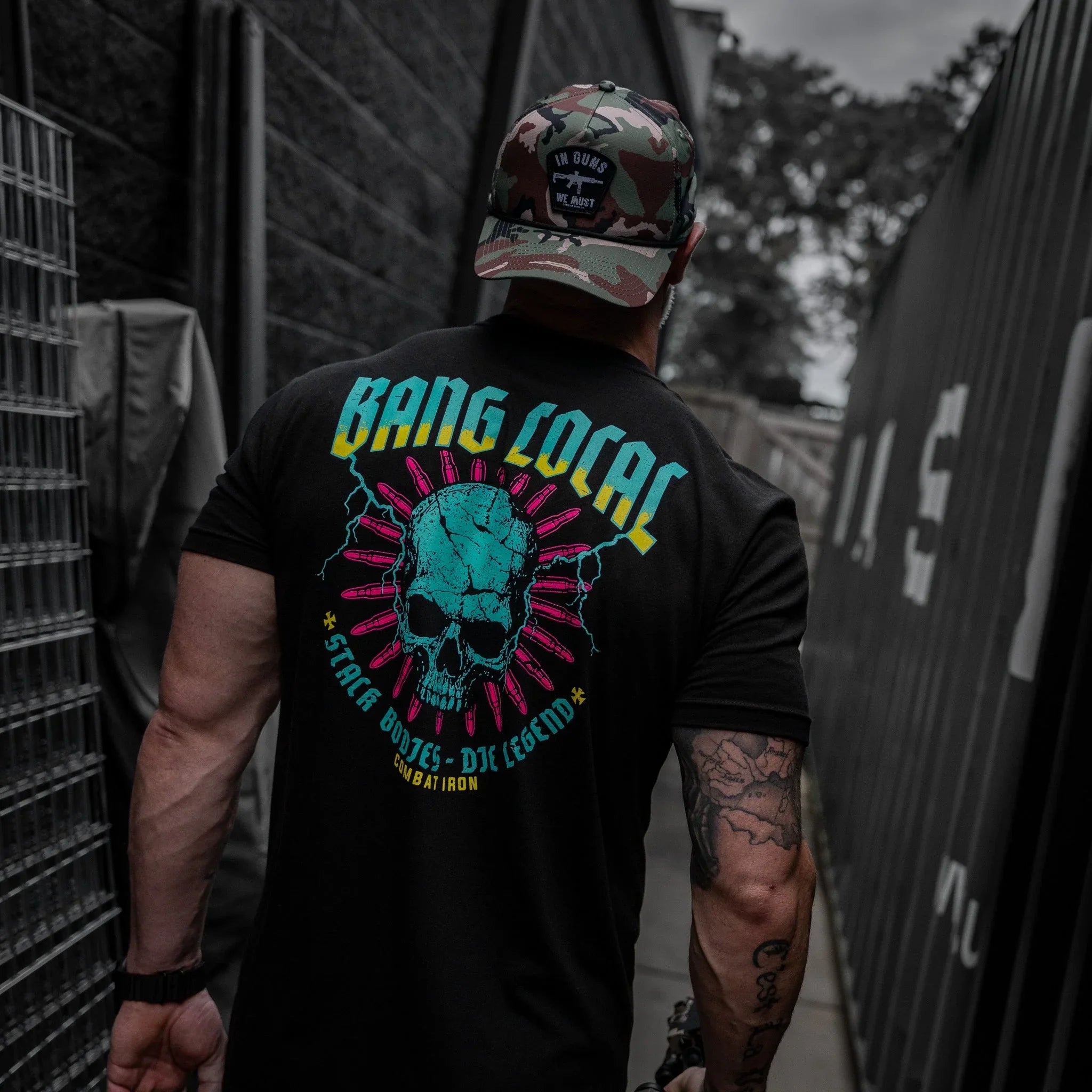 Bang Local. Stack Bodies Men's T-Shirt - Combat Iron Apparel Co.