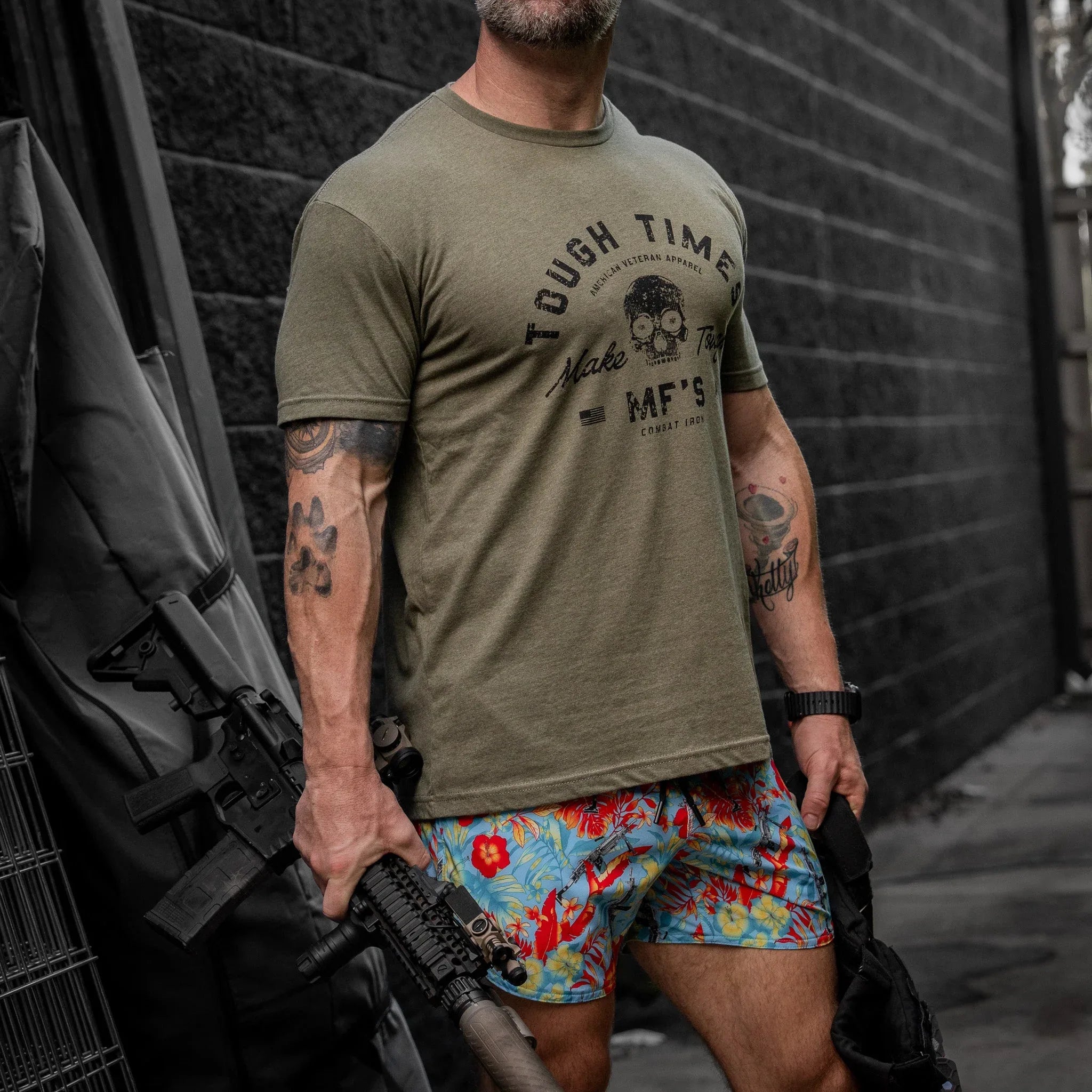 Tough Times Make Tough MF's Men's T-Shirt - Combat Iron Apparel Co.