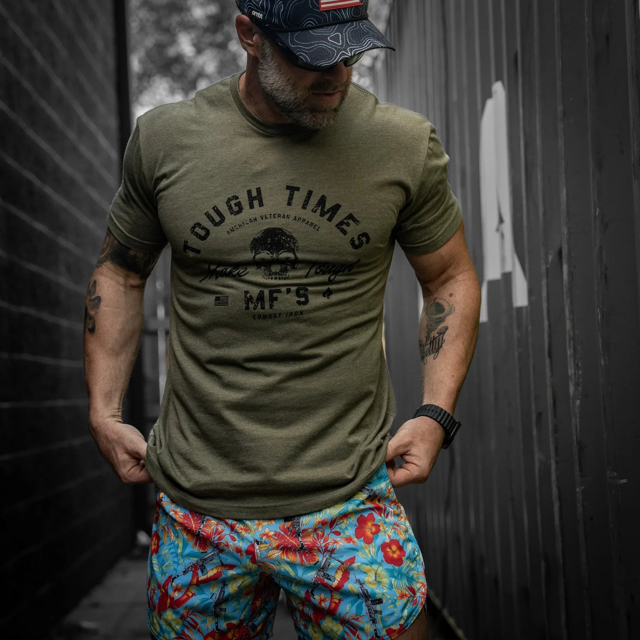 Tough Times Make Tough MF's Men's T-Shirt - Combat Iron Apparel Co.