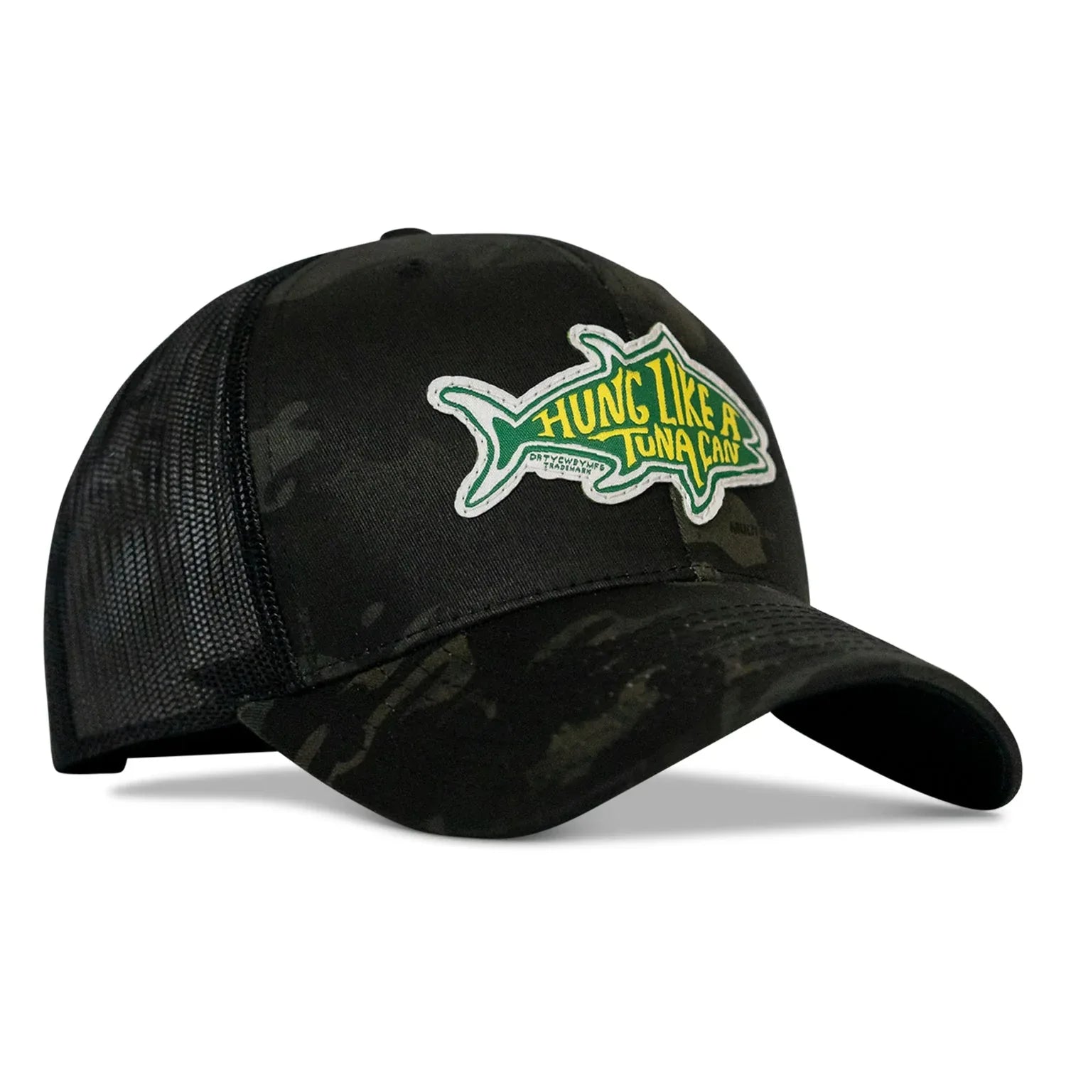 Hung Like A Tuna Can Snapback Hat - Combat Iron Apparel Co.
