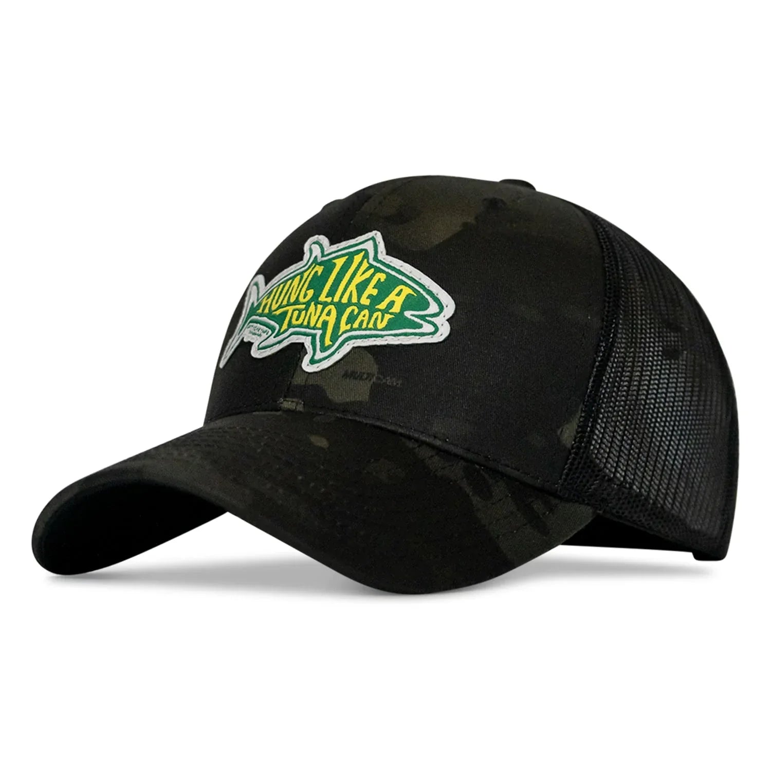 Hung Like A Tuna Can Snapback Hat - Combat Iron Apparel Co.