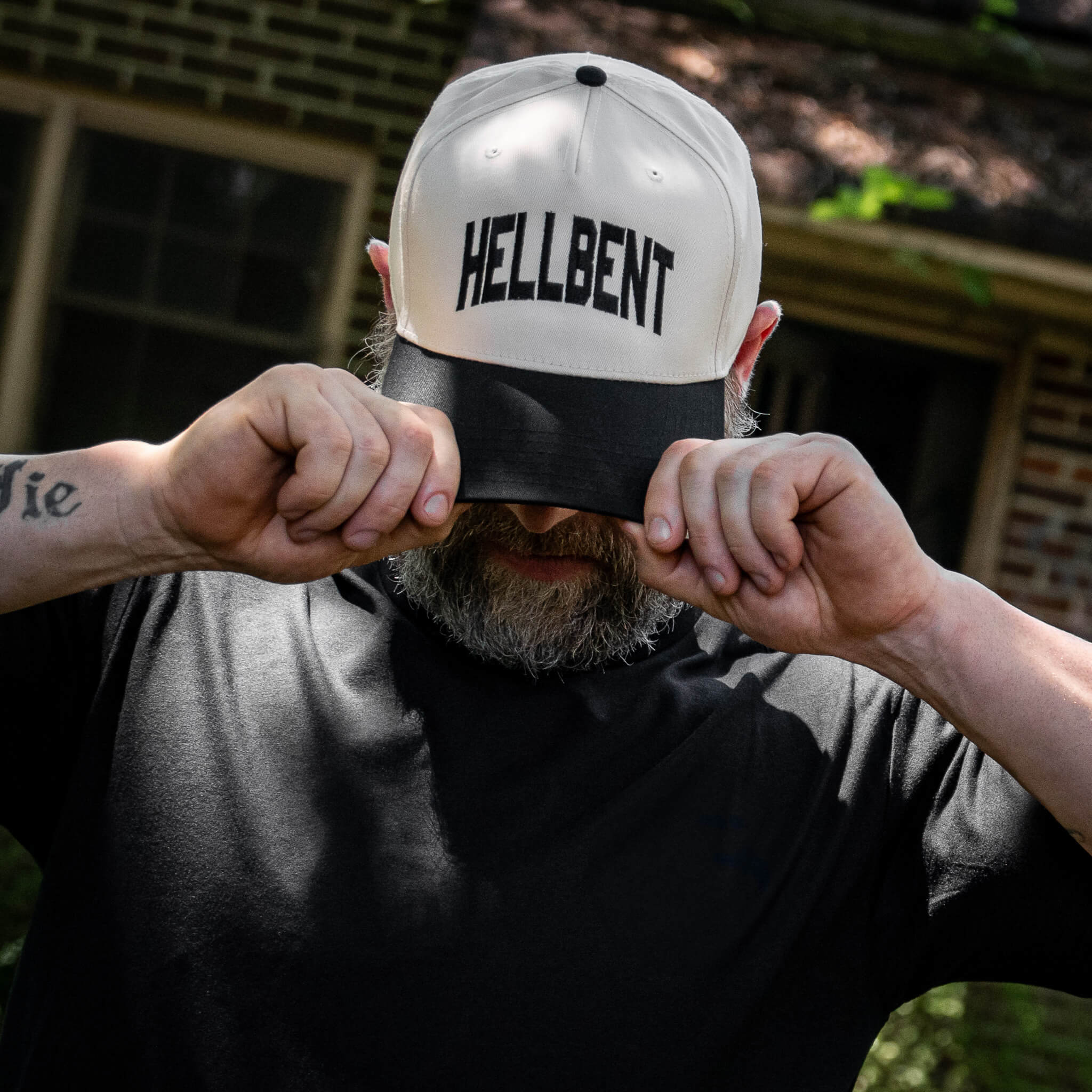 Hellbent Arched Classic Snapback Hat - Combat Iron Apparel Co.