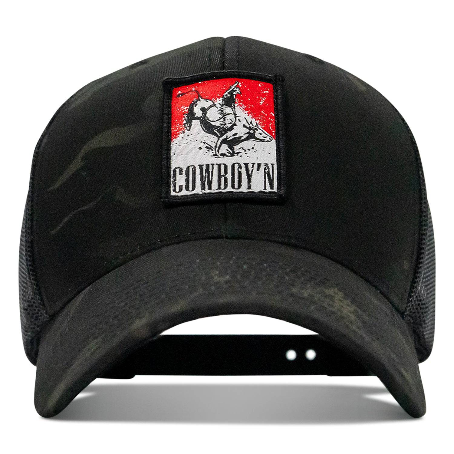 Cowboy'n Knuck If You Buck Patch SnapBack - Combat Iron Apparel Co.