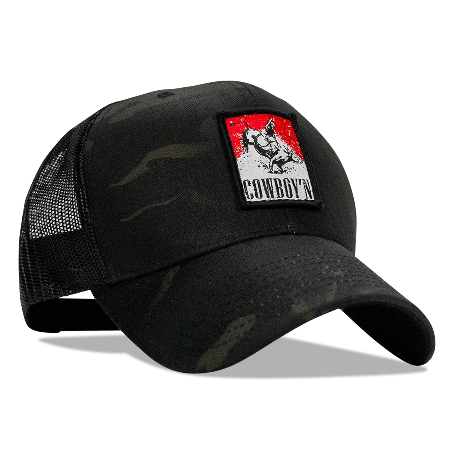 Cowboy'n Knuck If You Buck Patch SnapBack - Combat Iron Apparel Co.