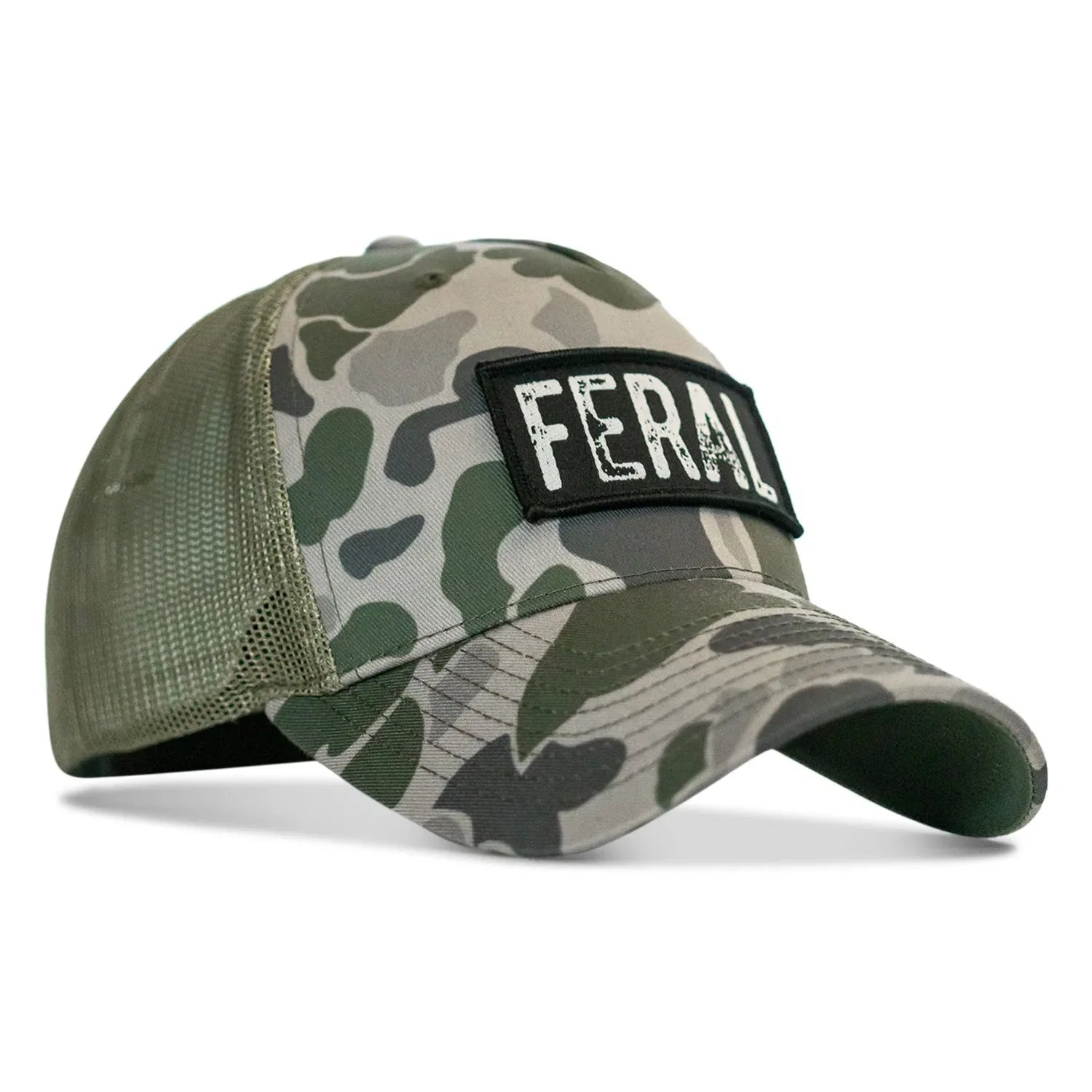 Feral Vintaged Patch Snapback Hat - Combat Iron Apparel Co.
