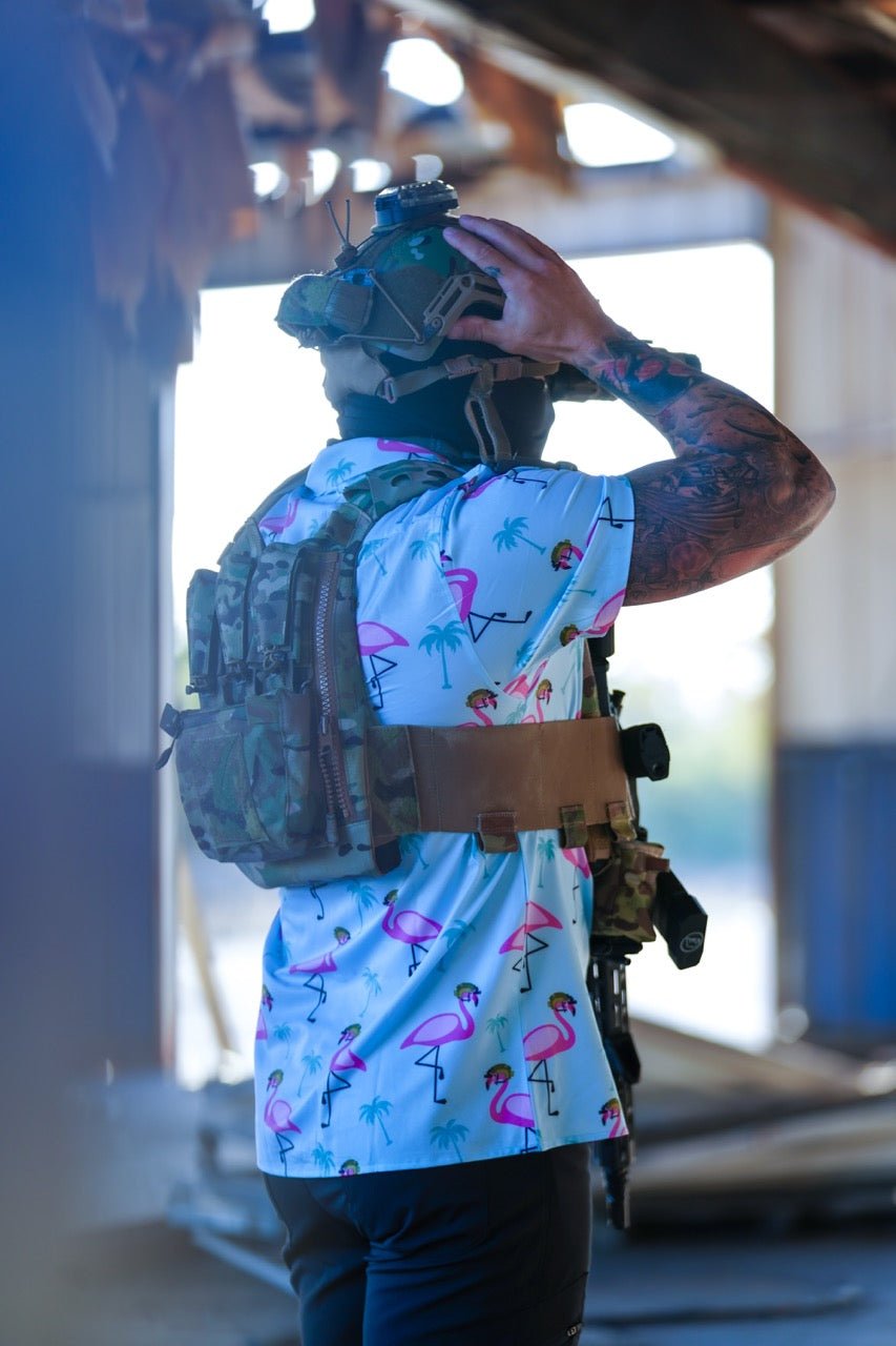 Flamingo Team Six Button-up - Savage Tacticians