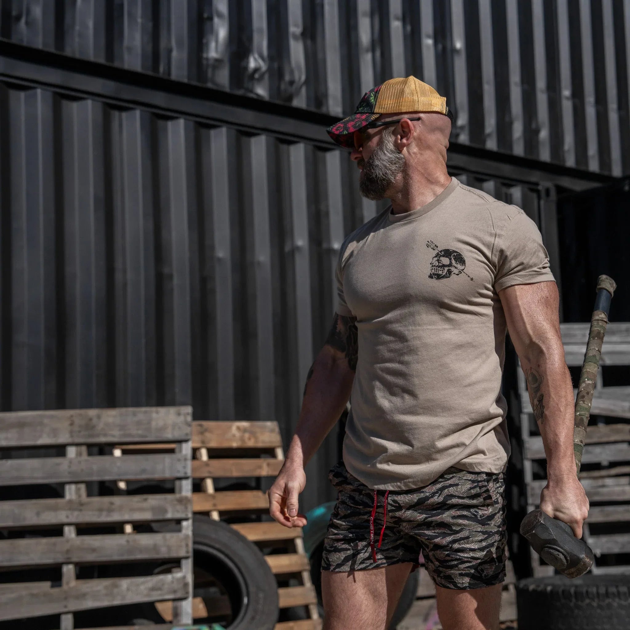 Nobody Owes You Shit Skull Men's T-Shirt - Combat Iron Apparel Co.