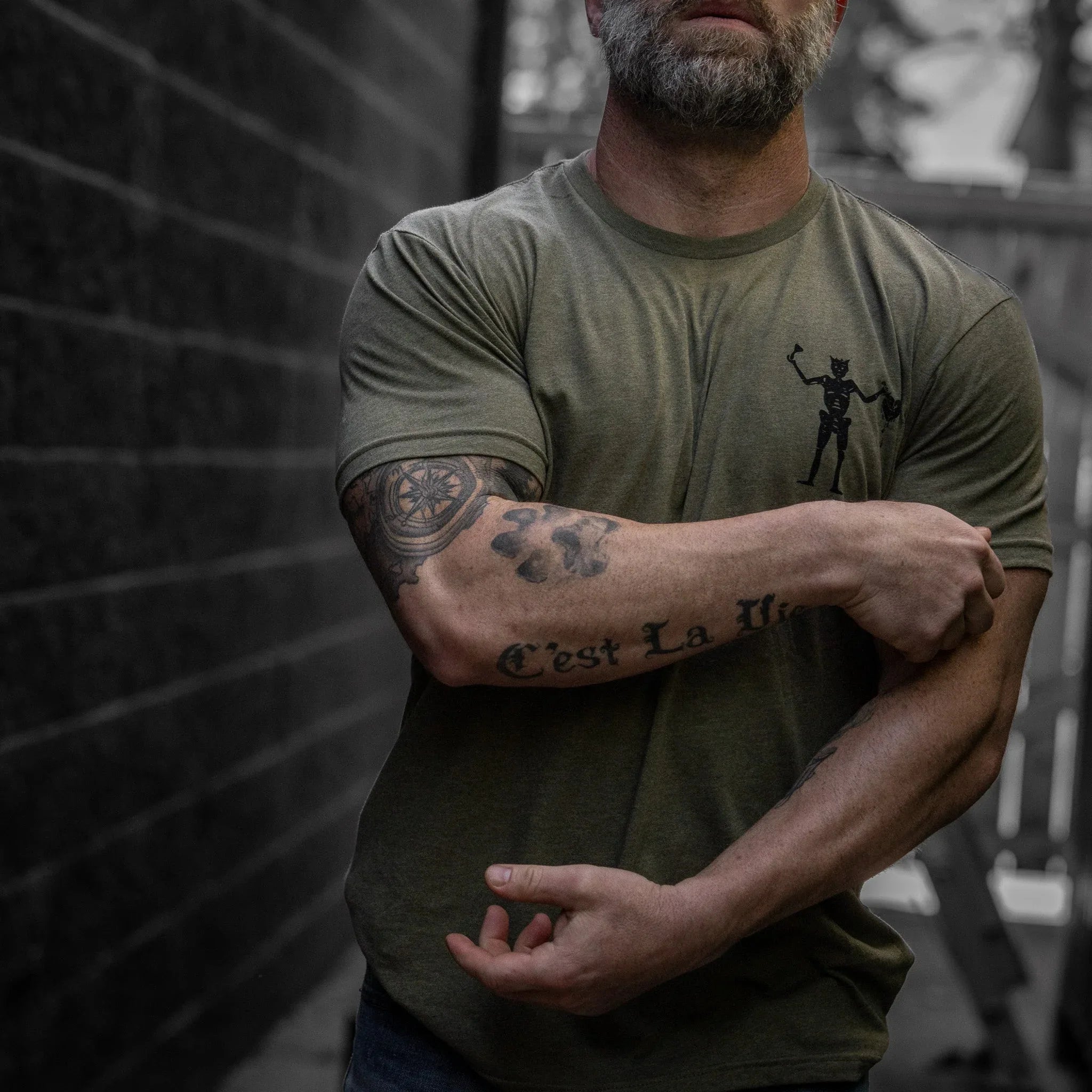 No Weak Shit Men's T-Shirt - Combat Iron Apparel Co.
