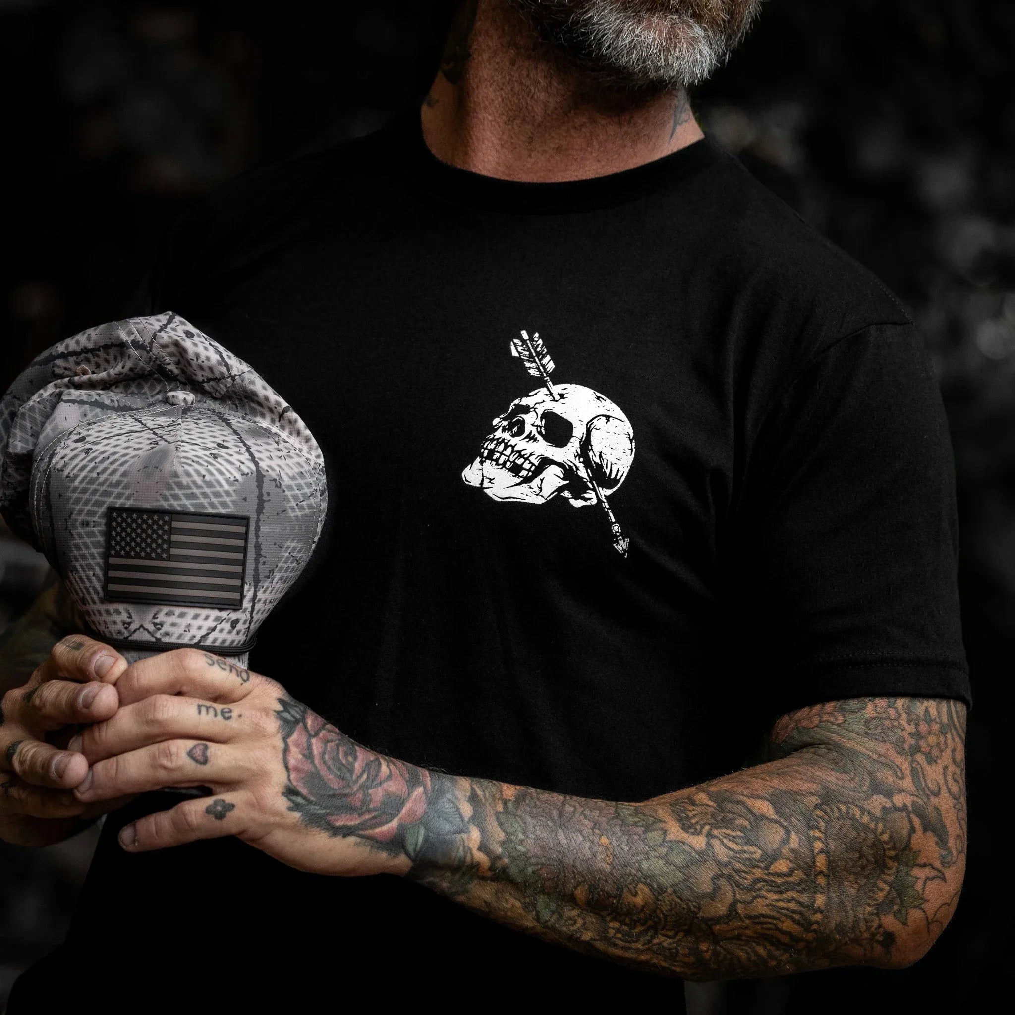 Nobody Owes You Shit Skull Men's T-Shirt - Combat Iron Apparel Co.