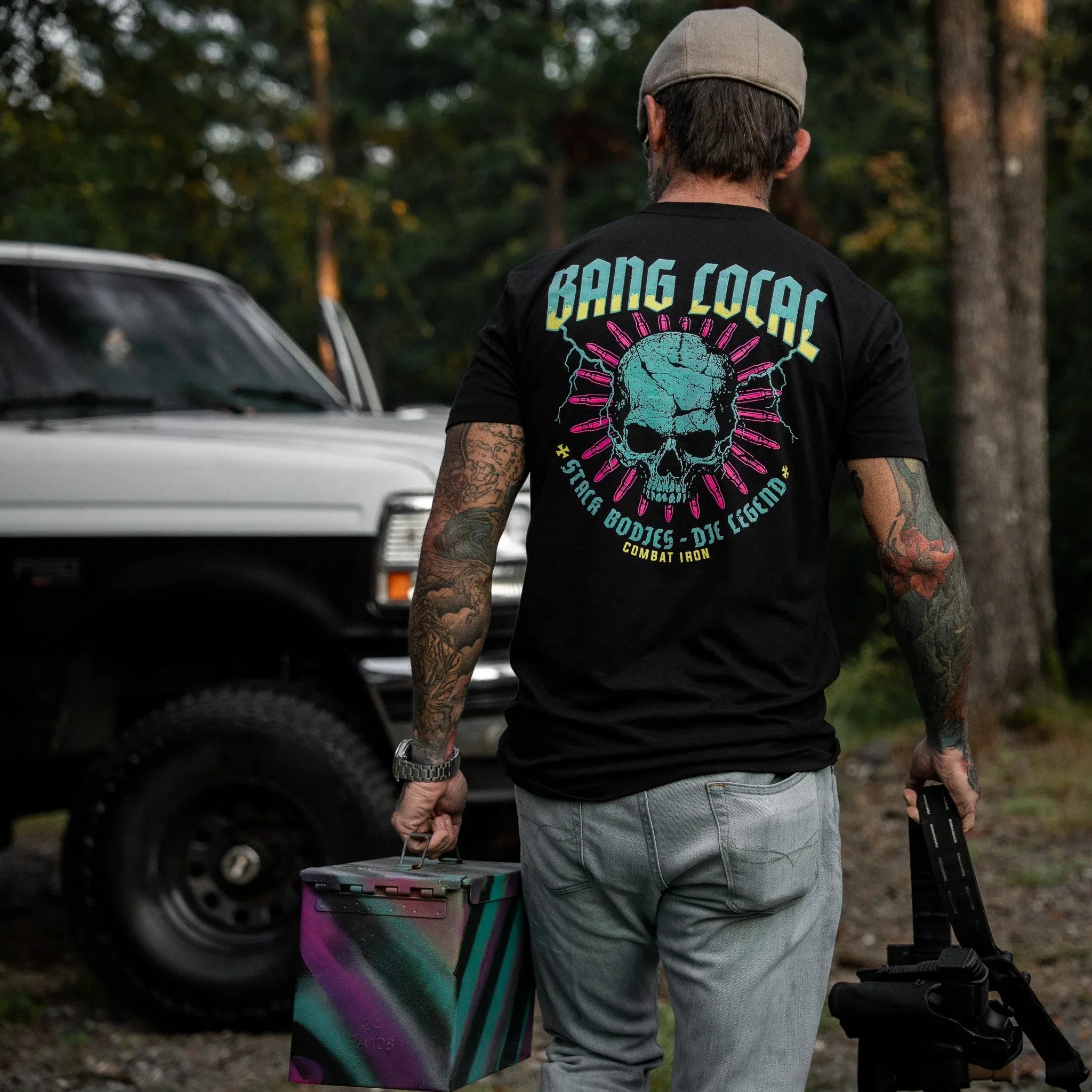 Bang Local. Stack Bodies Men's T-Shirt - Combat Iron Apparel Co.