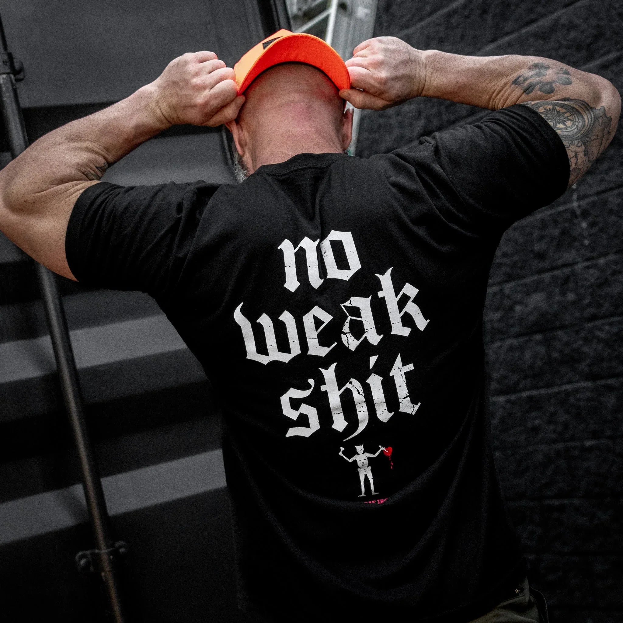 No Weak Shit Men's T-Shirt - Combat Iron Apparel Co.