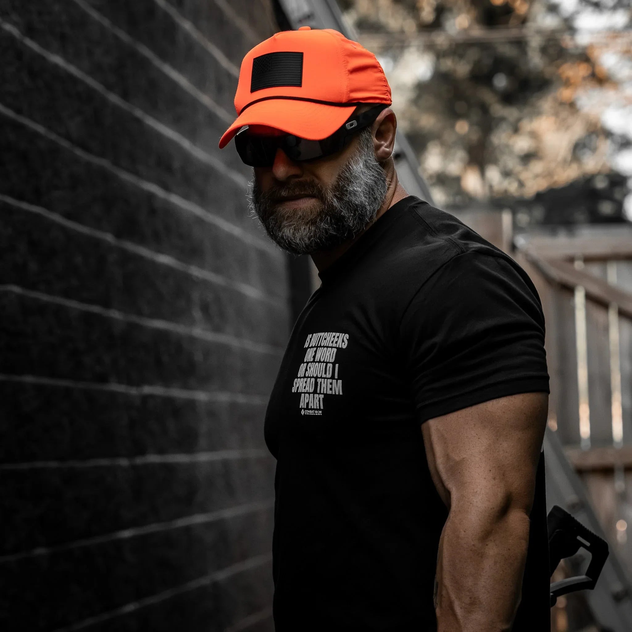 Is Buttcheeks One Word Or Should I Spread Them Apart Men's T-Shirt - Combat Iron Apparel Co.