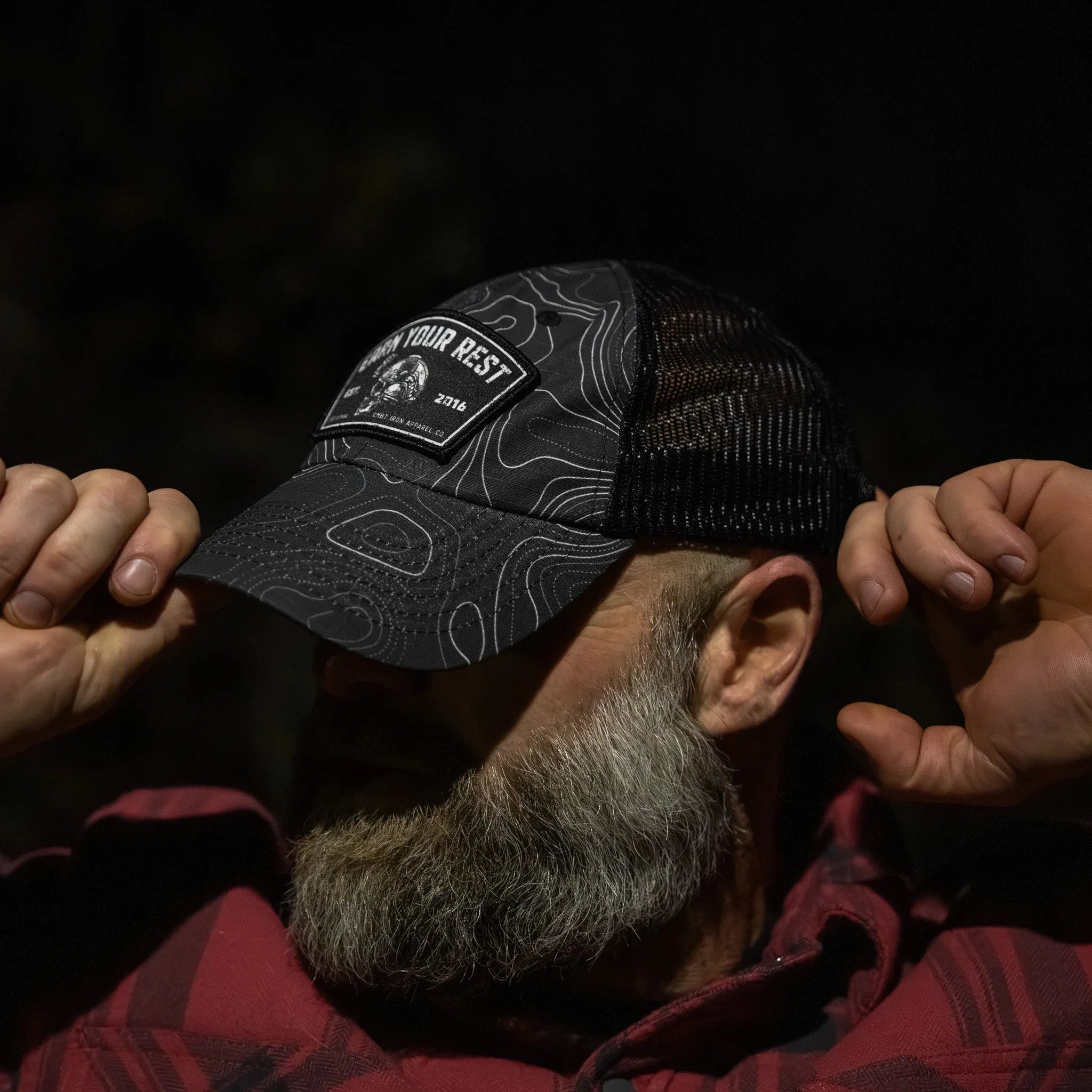 Earn Your Rest Patch Tactical Ripstop Mesh Snapback Hat - Combat Iron Apparel Co.