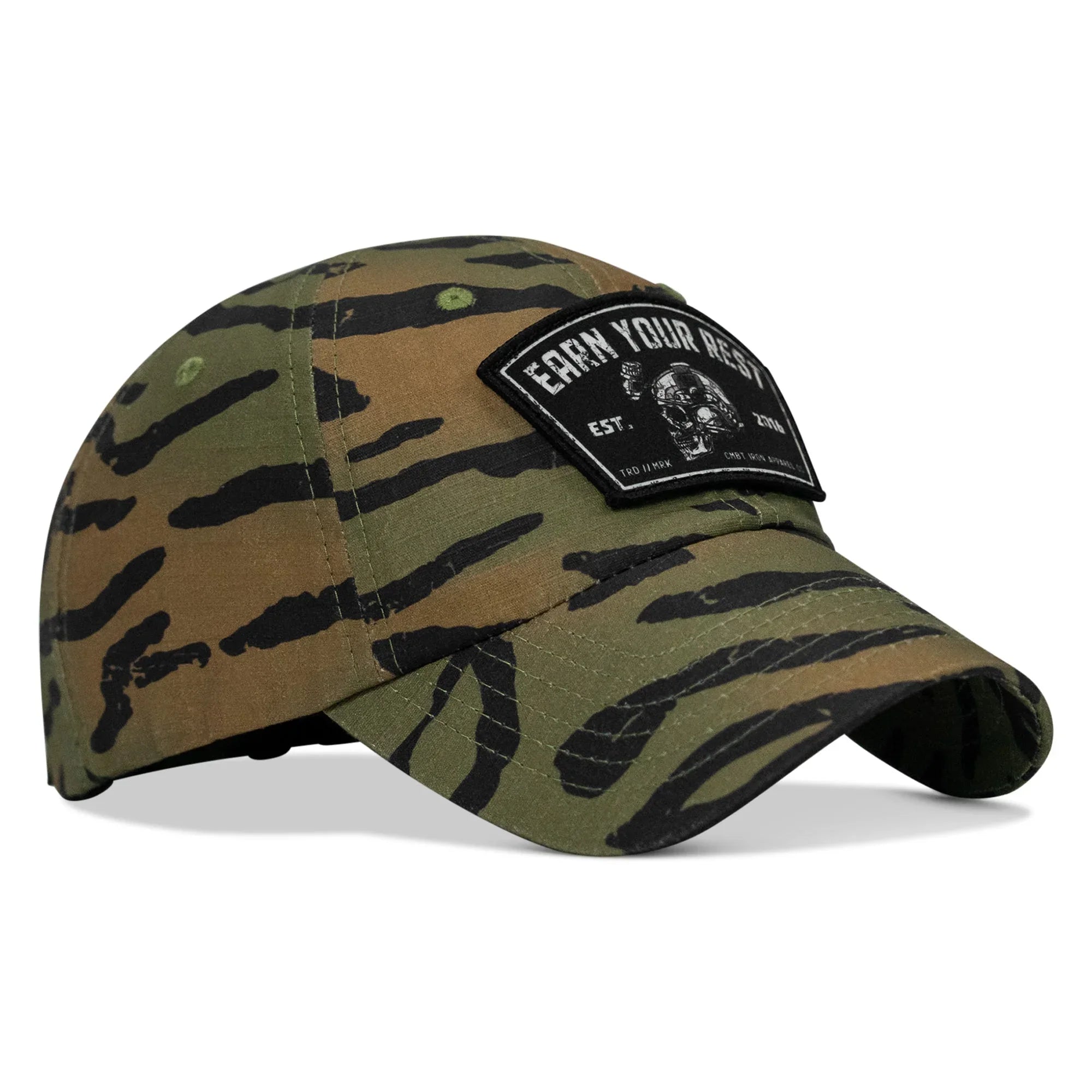 Earn Your Rest Patch Tactical Ripstop Mesh Snapback Hat - Combat Iron Apparel Co.