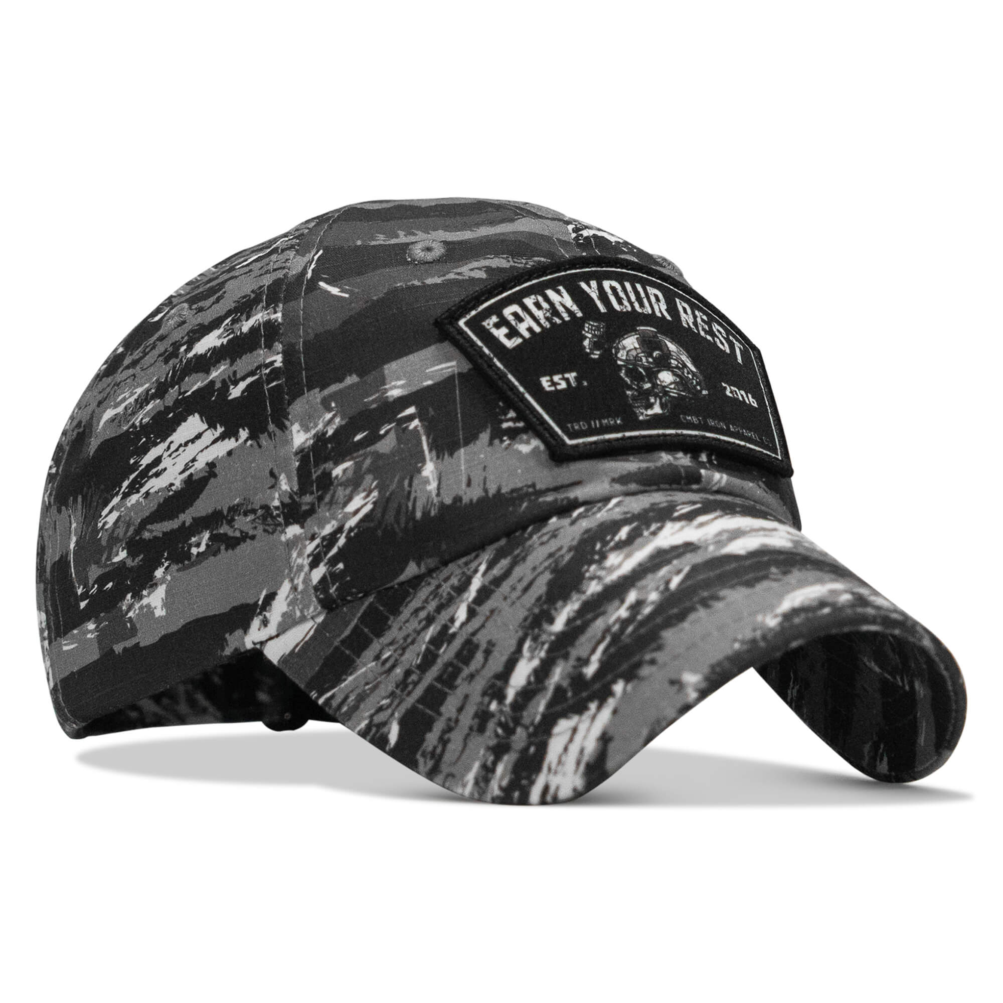 Earn Your Rest Patch Tactical Ripstop Mesh Snapback Hat - Combat Iron Apparel Co.
