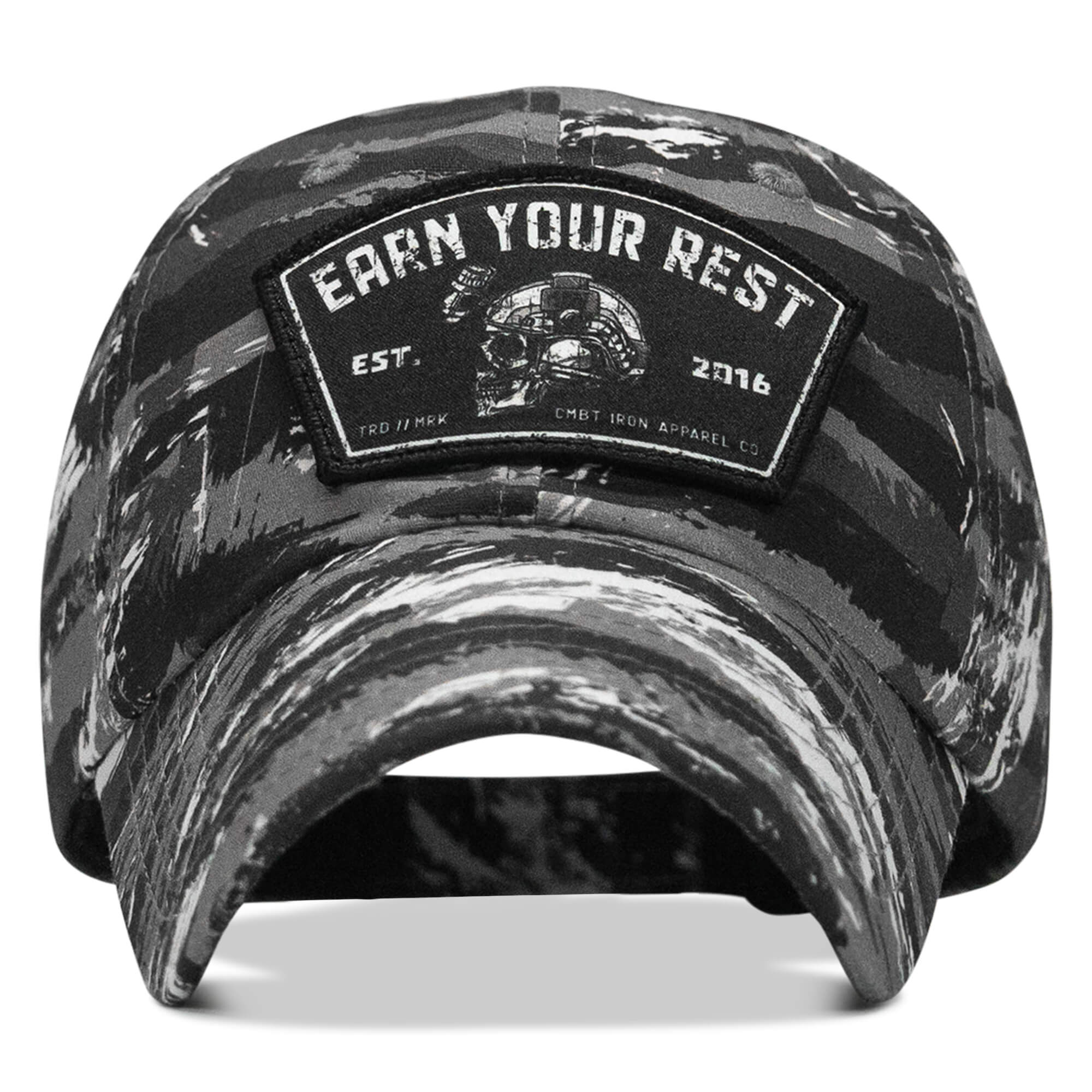 Earn Your Rest Patch Tactical Ripstop Mesh Snapback Hat - Combat Iron Apparel Co.