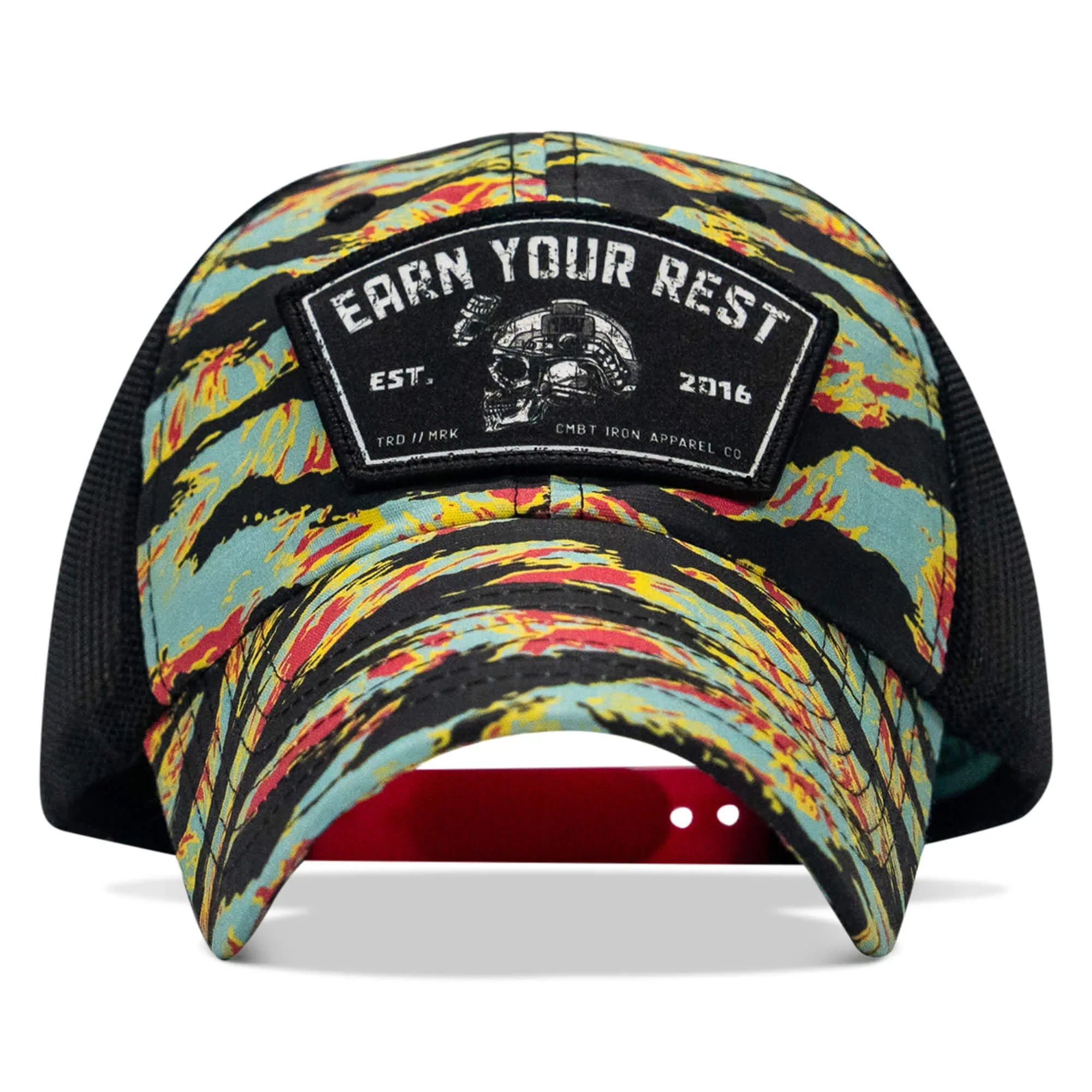 Earn Your Rest Patch Tactical Ripstop Mesh Snapback Hat - Combat Iron Apparel Co.