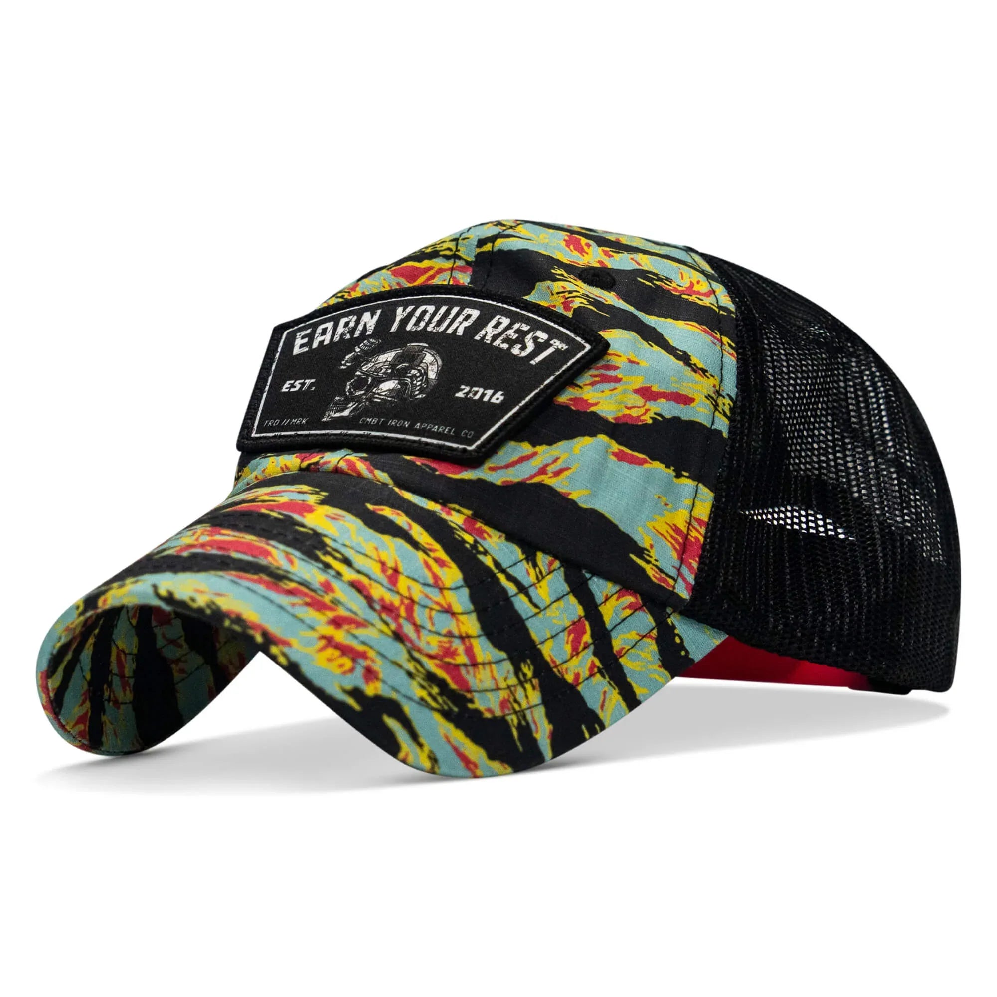 Earn Your Rest Patch Tactical Ripstop Mesh Snapback Hat - Combat Iron Apparel Co.