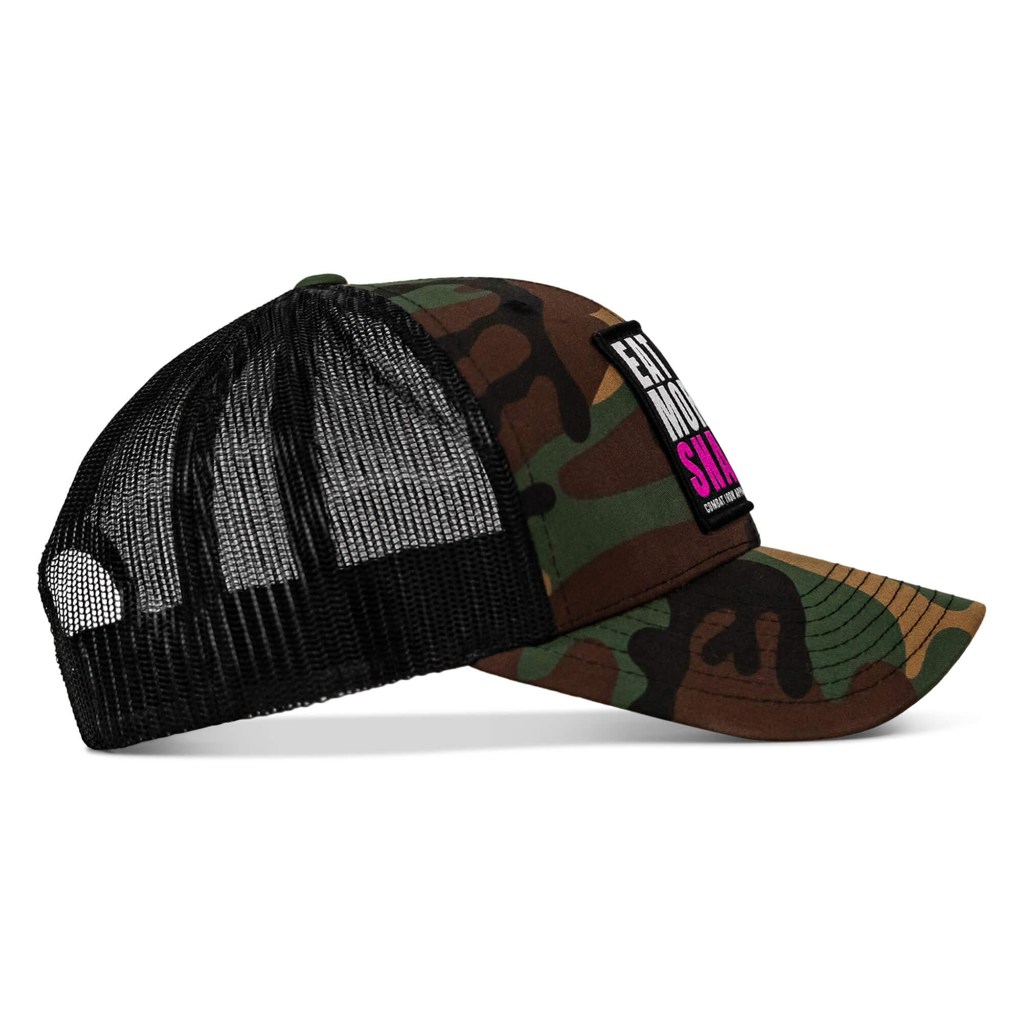 Eat More Snacks Patch Snapback Hat - Combat Iron Apparel Co.
