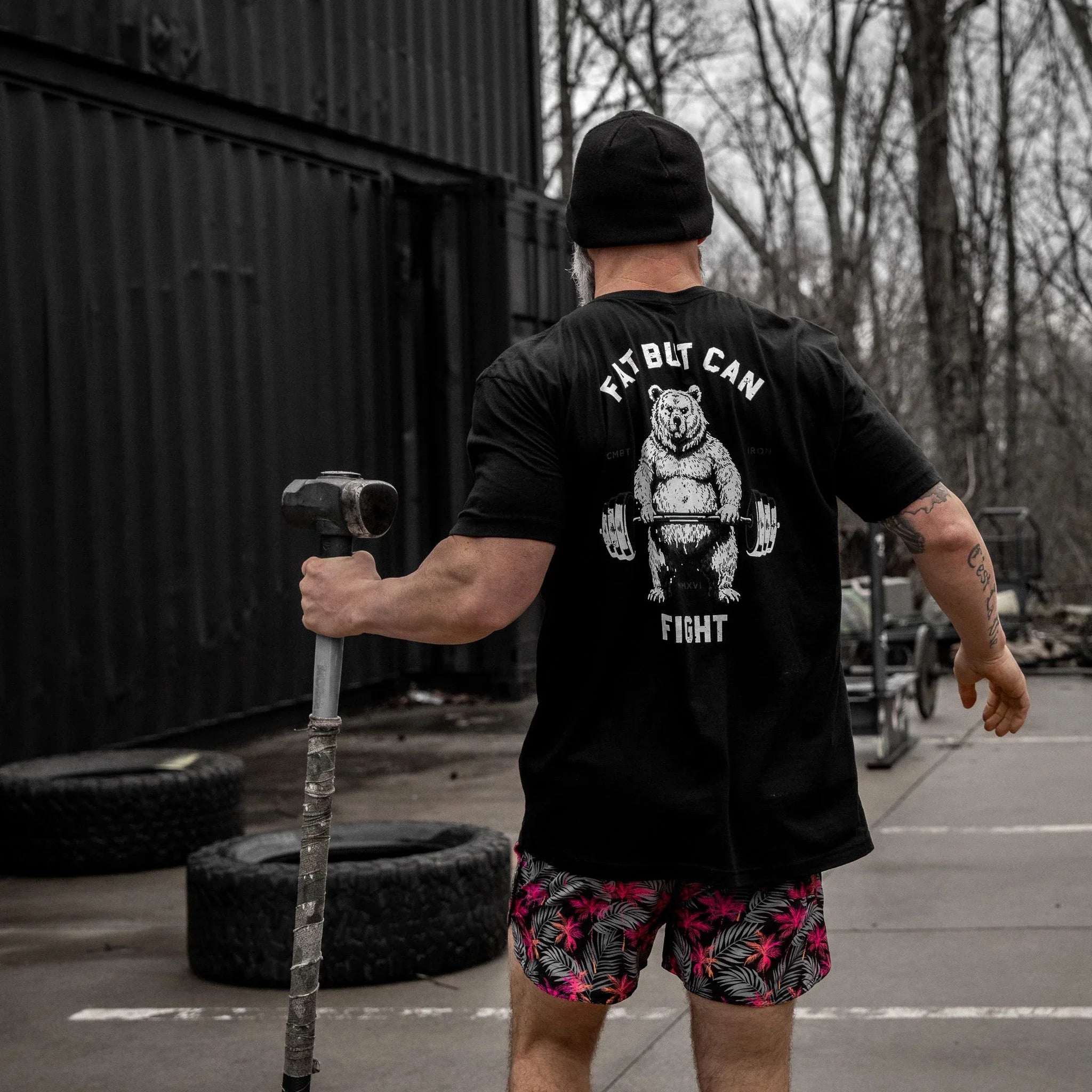 Fat But Can Fight Men's T-Shirt - Combat Iron Apparel Co.
