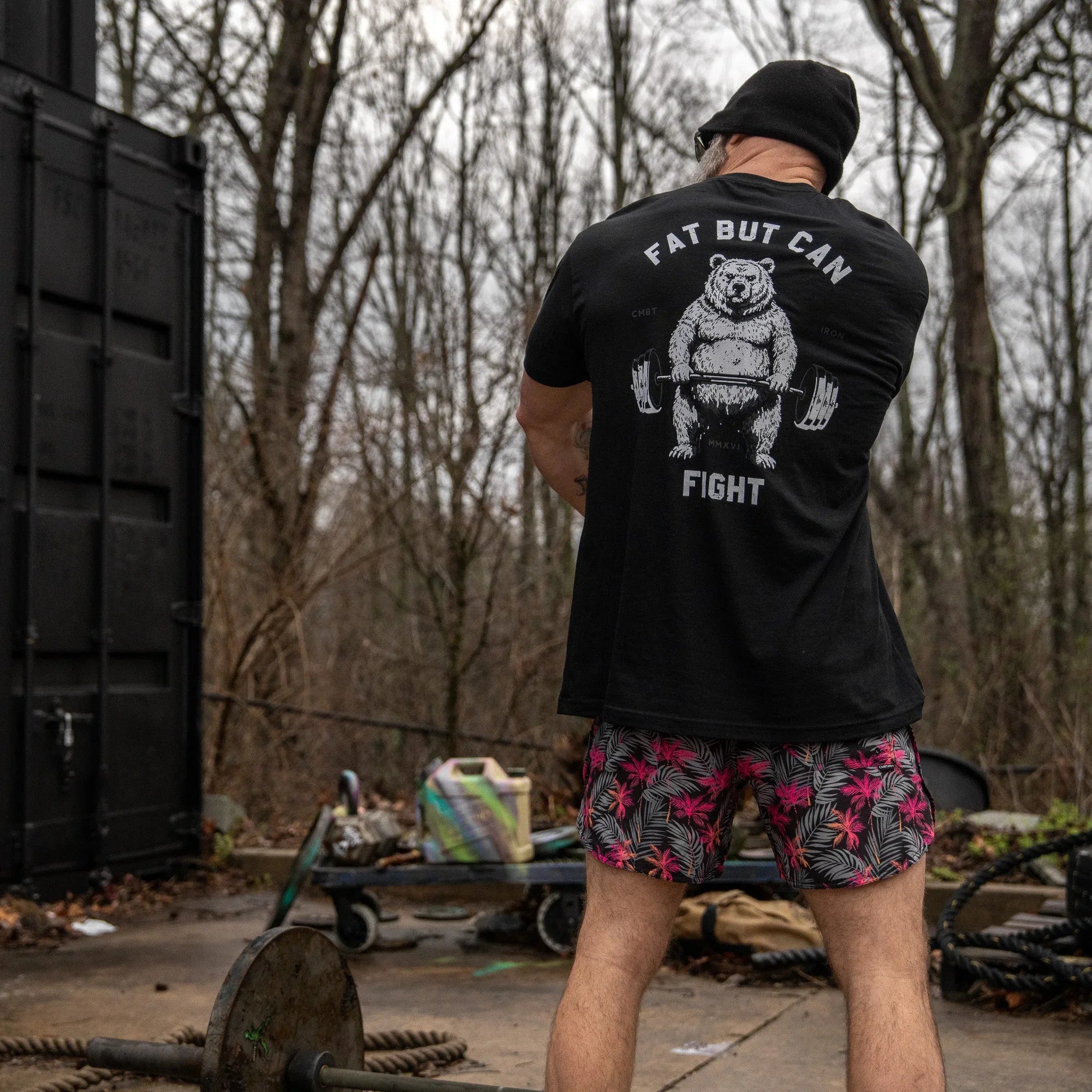 Fat But Can Fight Men's T-Shirt - Combat Iron Apparel Co.