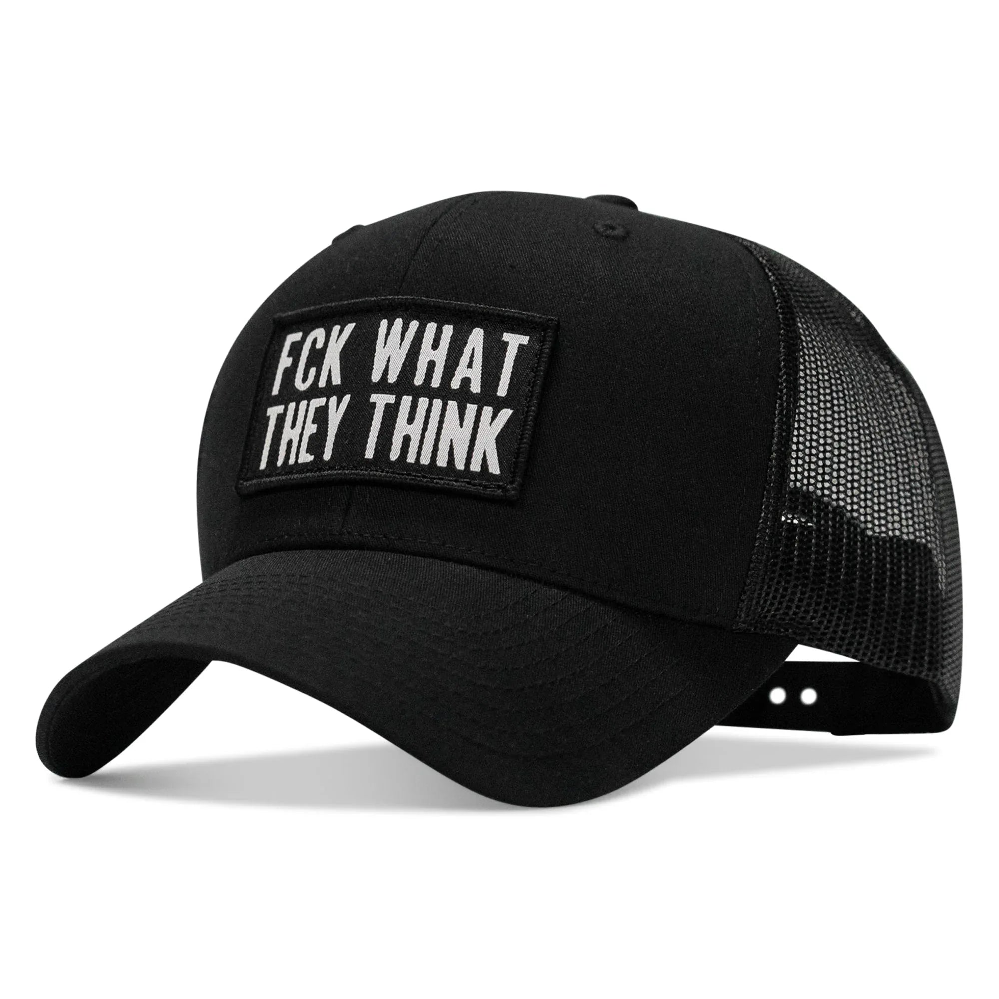 FCK What They Think Patch Snapback Hat - Combat Iron Apparel Co.