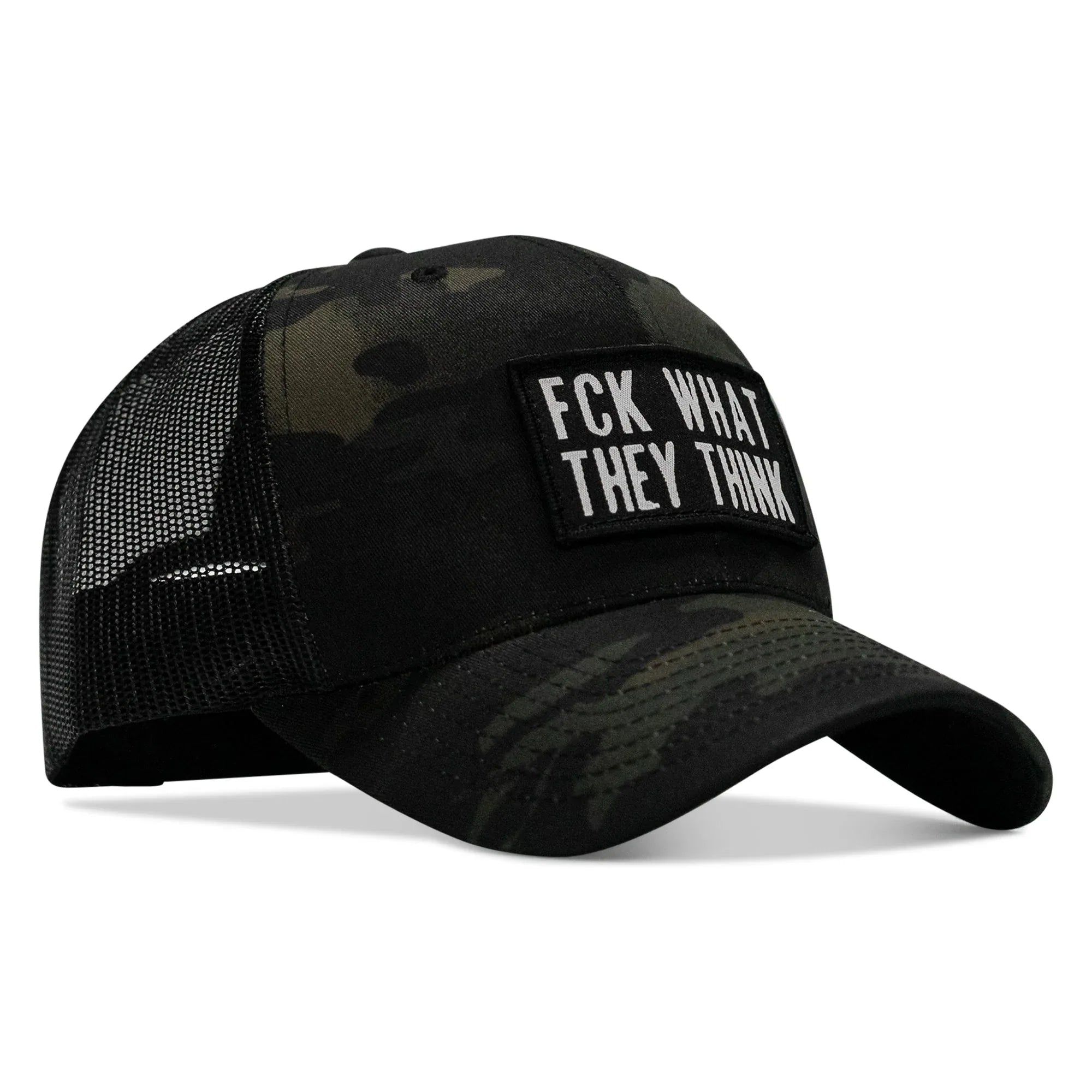 FCK What They Think Patch Snapback Hat - Combat Iron Apparel Co.