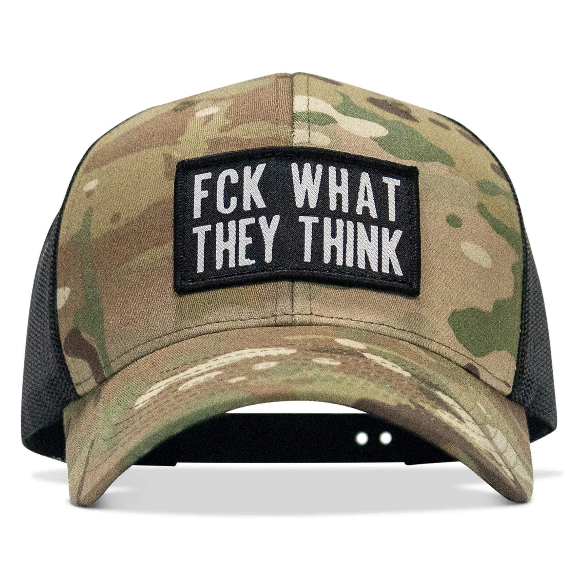 FCK What They Think Patch Snapback Hat - Combat Iron Apparel Co.