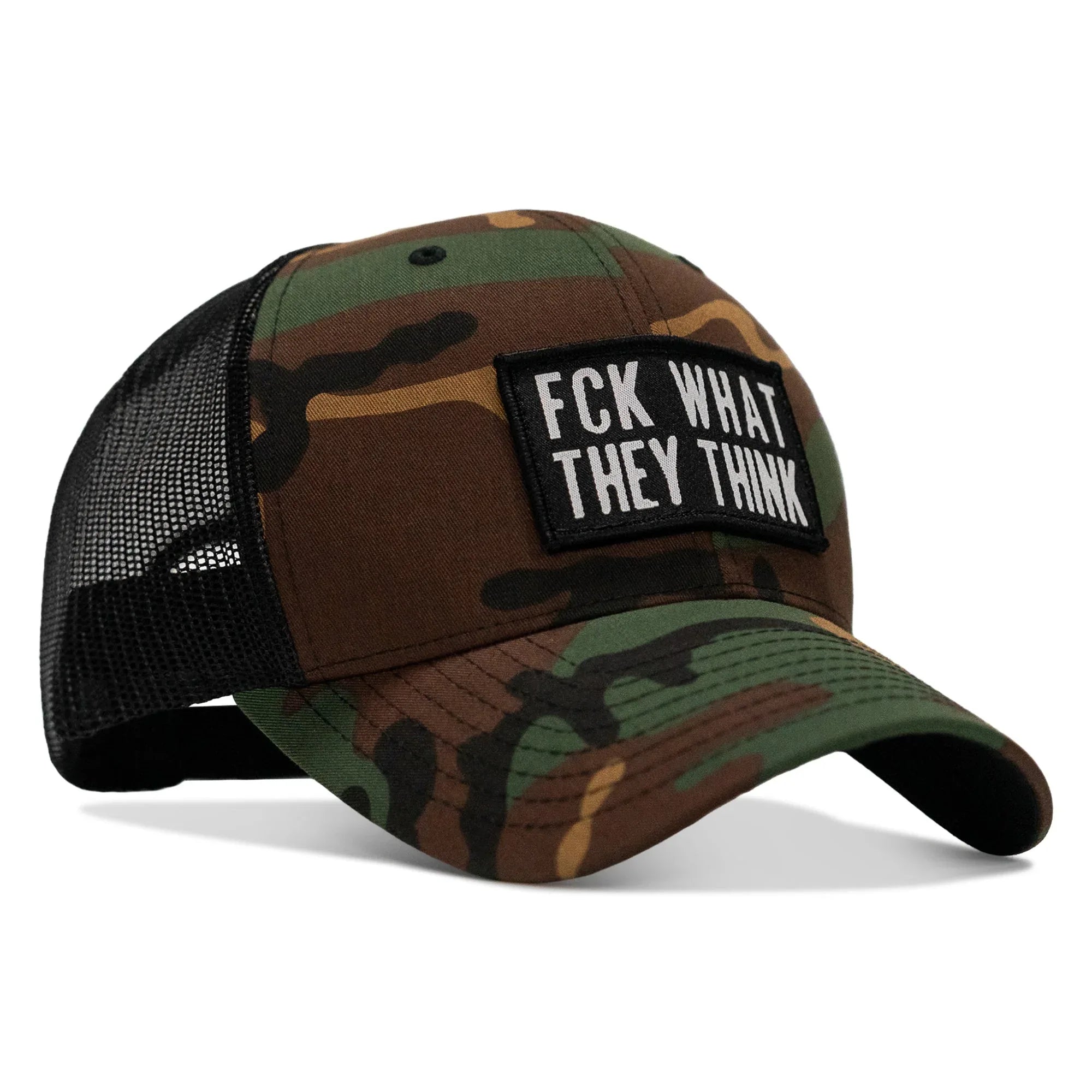FCK What They Think Patch Snapback Hat - Combat Iron Apparel Co.