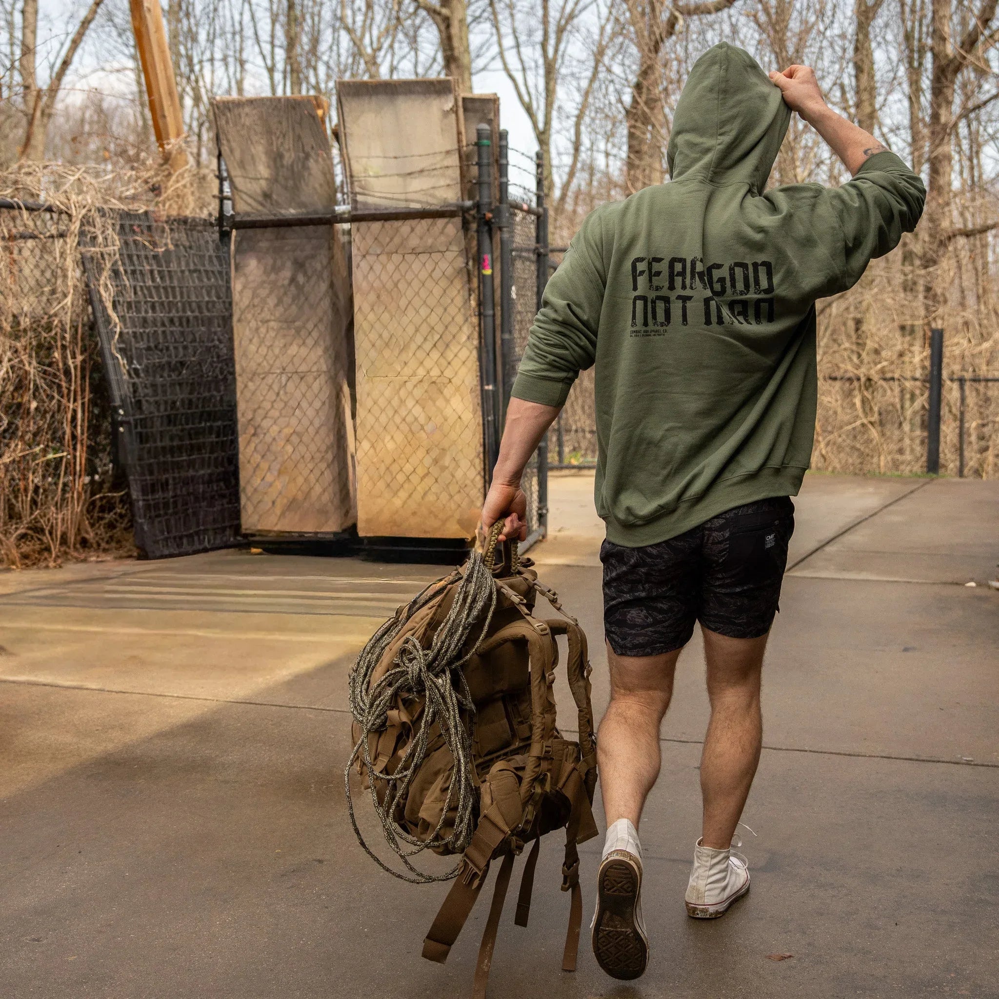 Fear God. Not Man Fleece Lined Hoodies - Combat Iron Apparel Co.