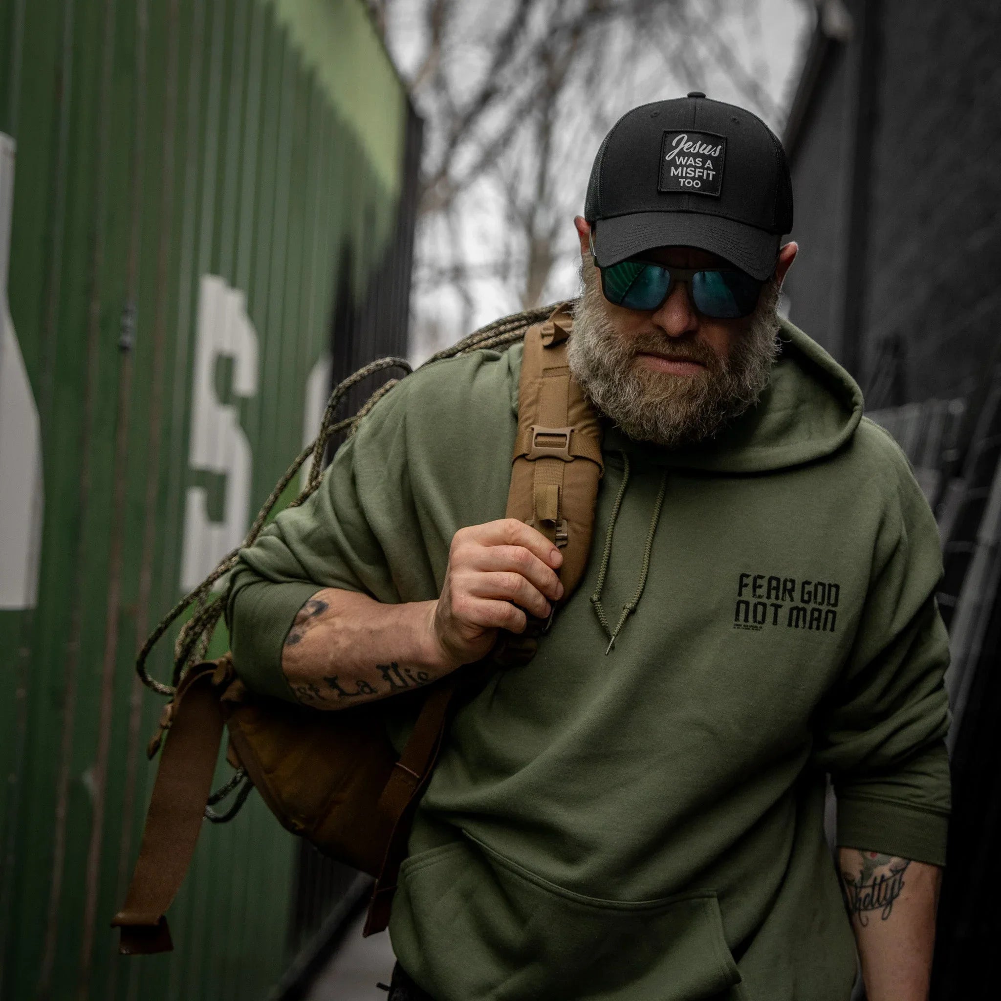 Fear God. Not Man Fleece Lined Hoodies - Combat Iron Apparel Co.