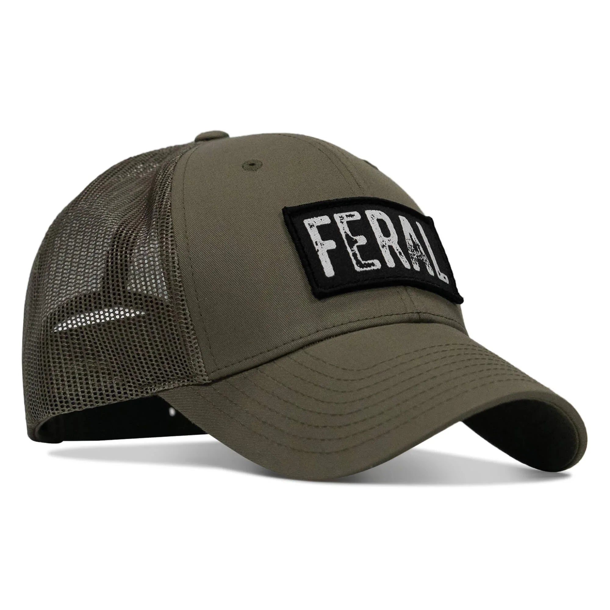 Feral Vintaged Patch Snapback Hat - Combat Iron Apparel Co.
