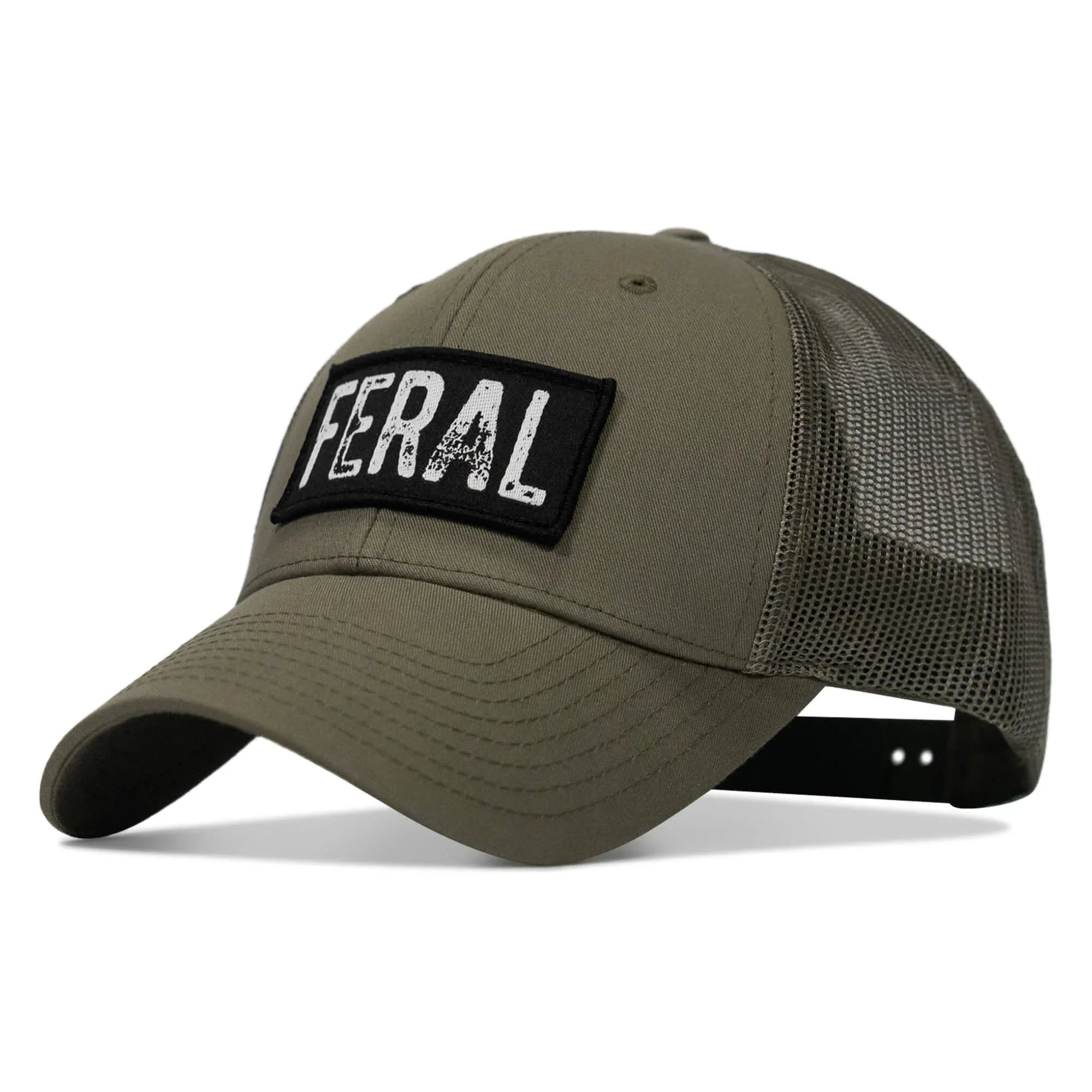Feral Vintaged Patch Snapback Hat - Combat Iron Apparel Co.