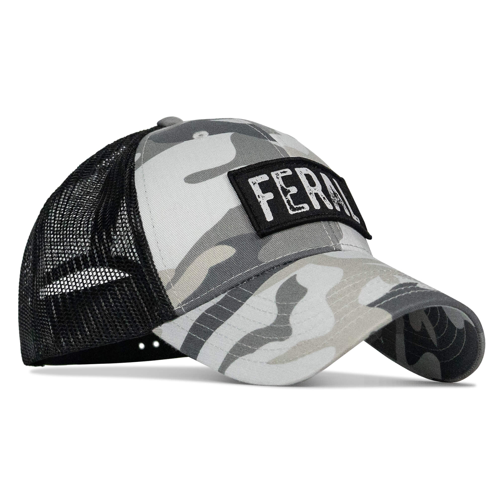 Feral Vintaged Patch Snapback Hat - Combat Iron Apparel Co.