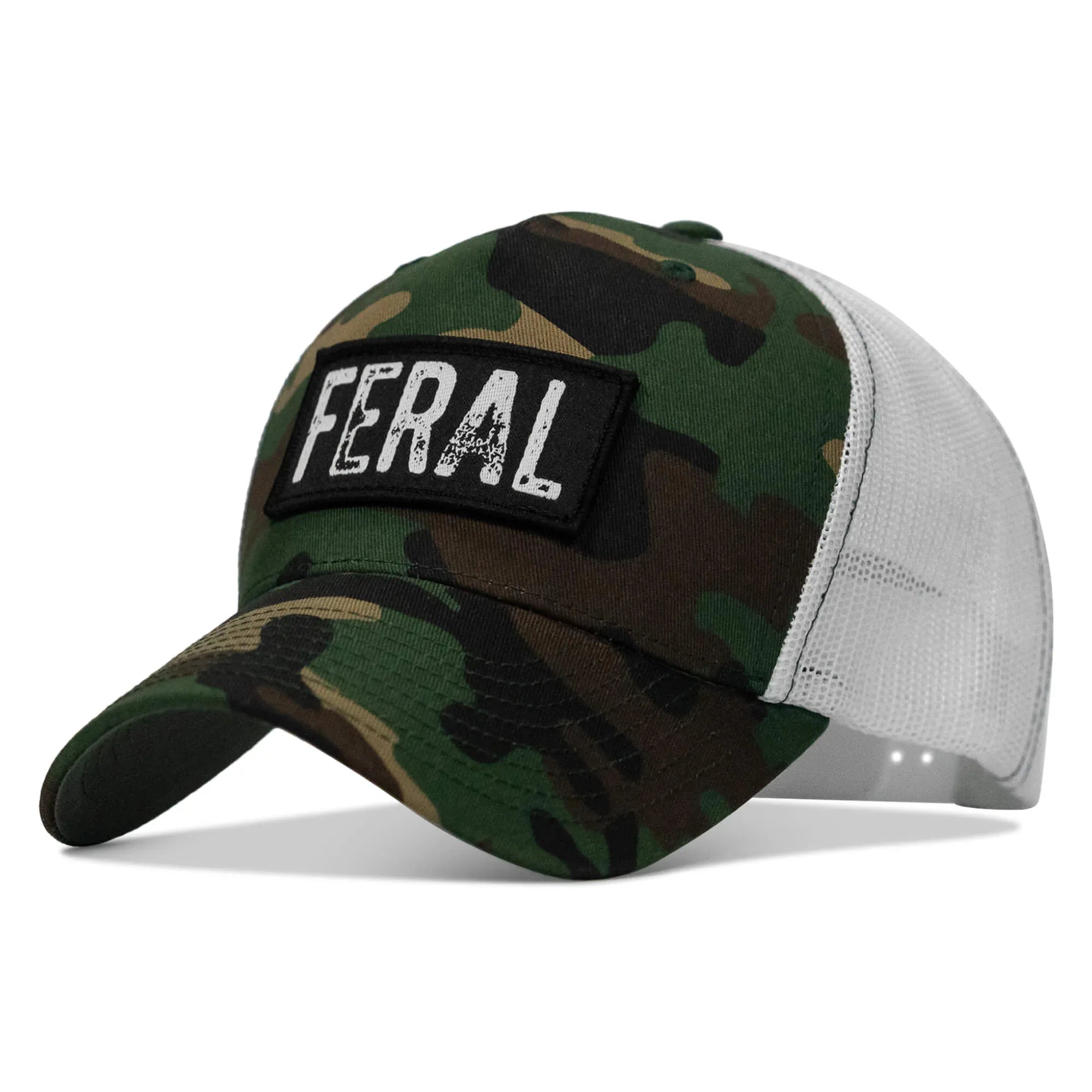 Feral Vintaged Patch Snapback Hat - Combat Iron Apparel Co.