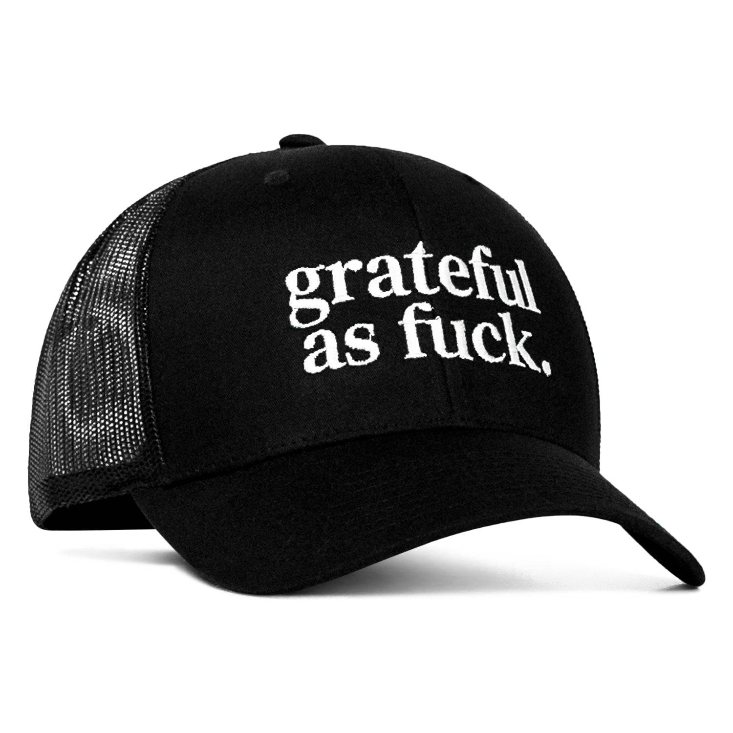 Grateful As Fuck SnapBack - Combat Iron Apparel Co.
