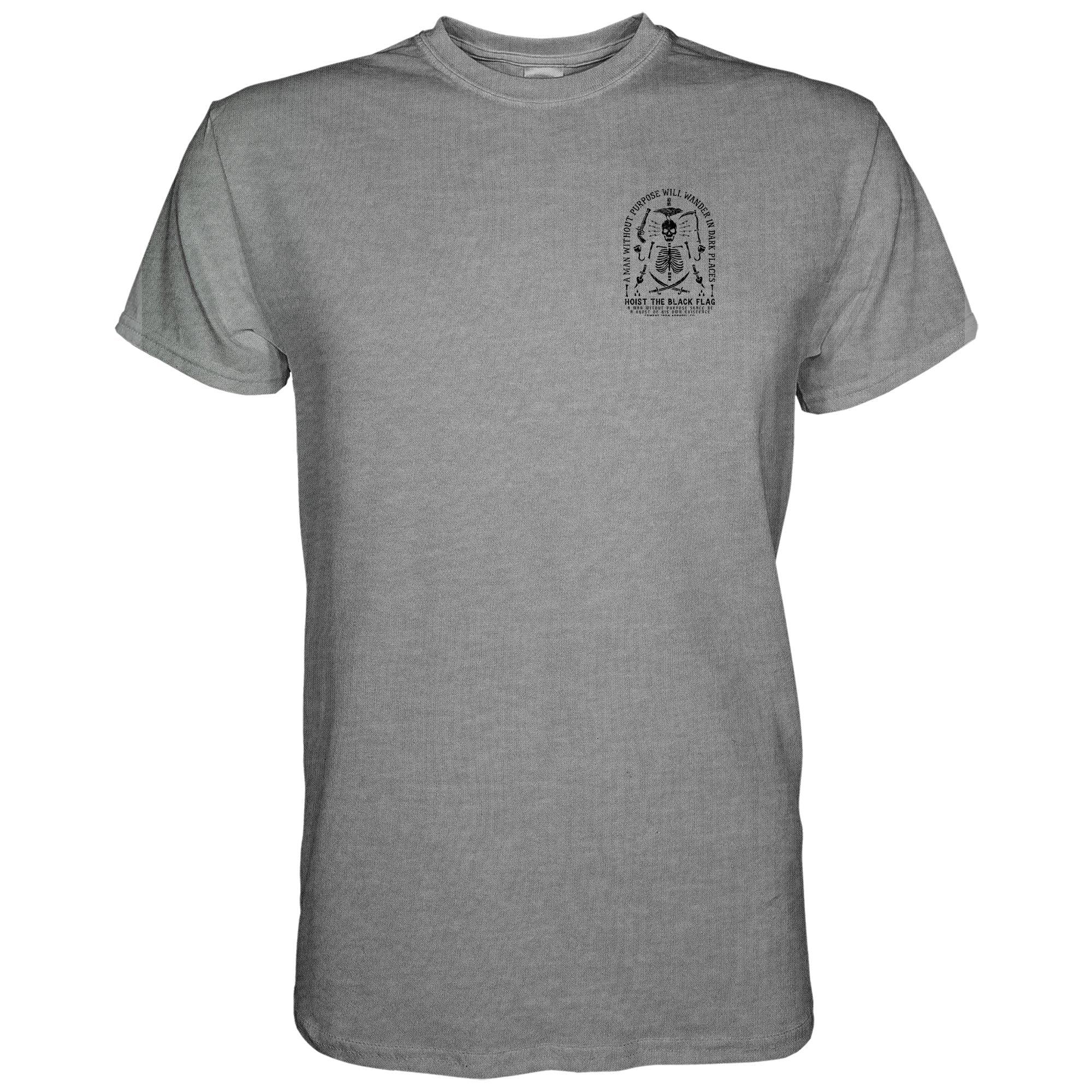 Hoist the Black Flag Skull & Bones Men's T-Shirt - Combat Iron Apparel Co.