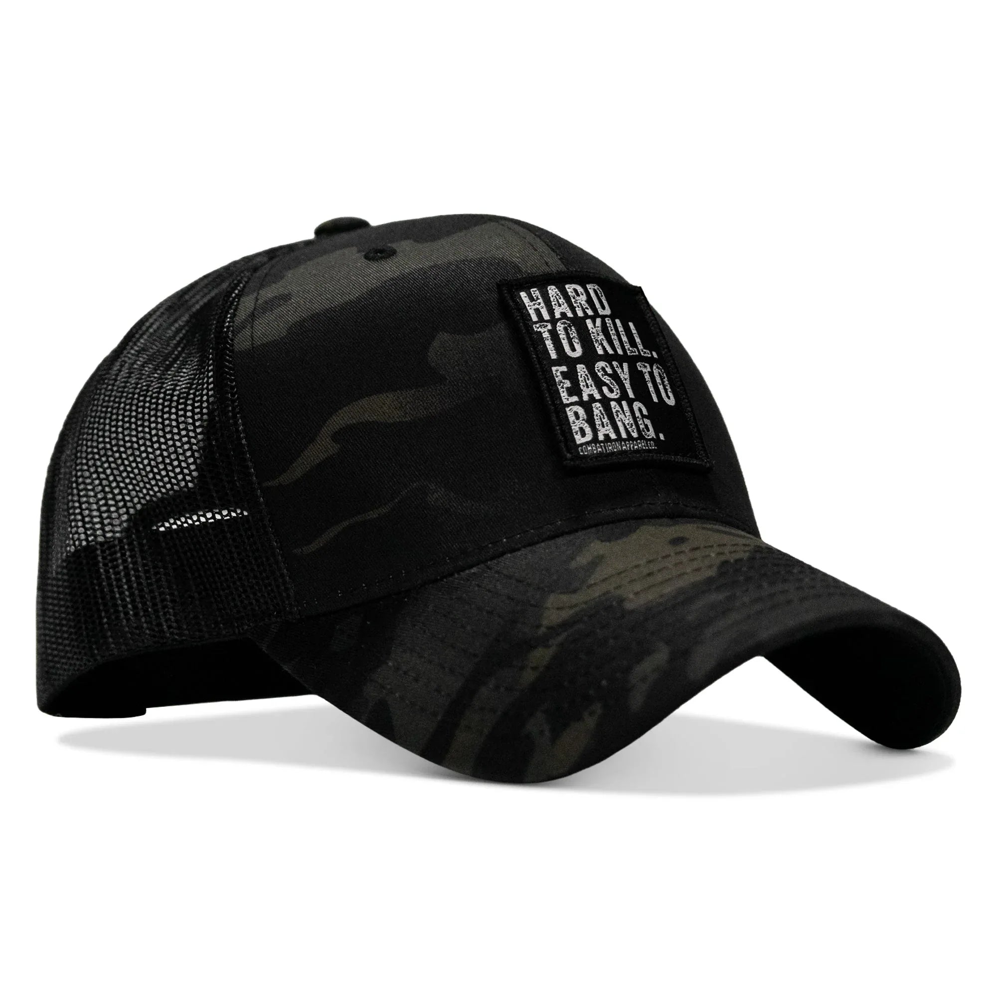 Hard to Kill. Easy to Bang. Patch Snapback Hat - Combat Iron Apparel Co.