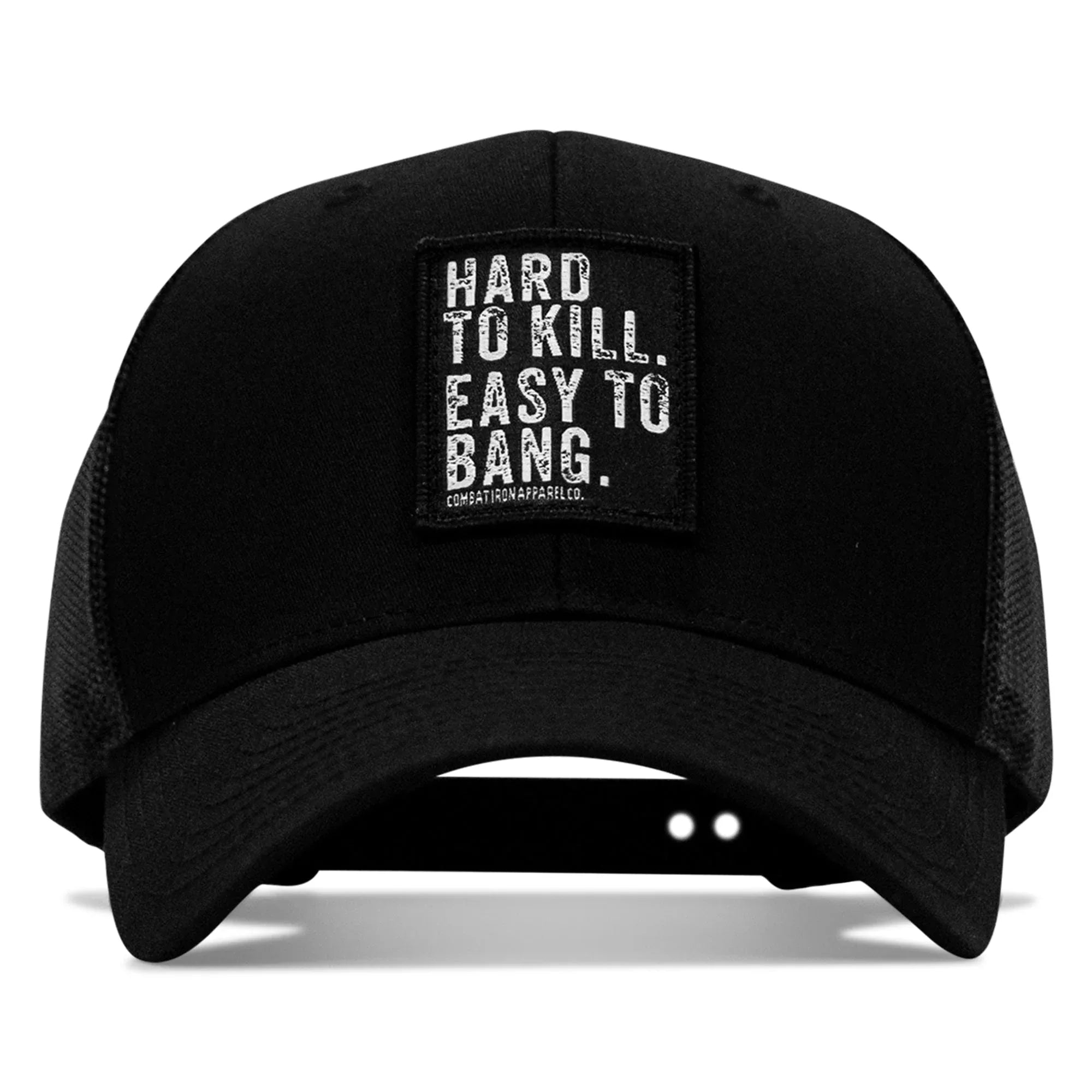 Hard to Kill. Easy to Bang. Patch Snapback Hat - Combat Iron Apparel Co.