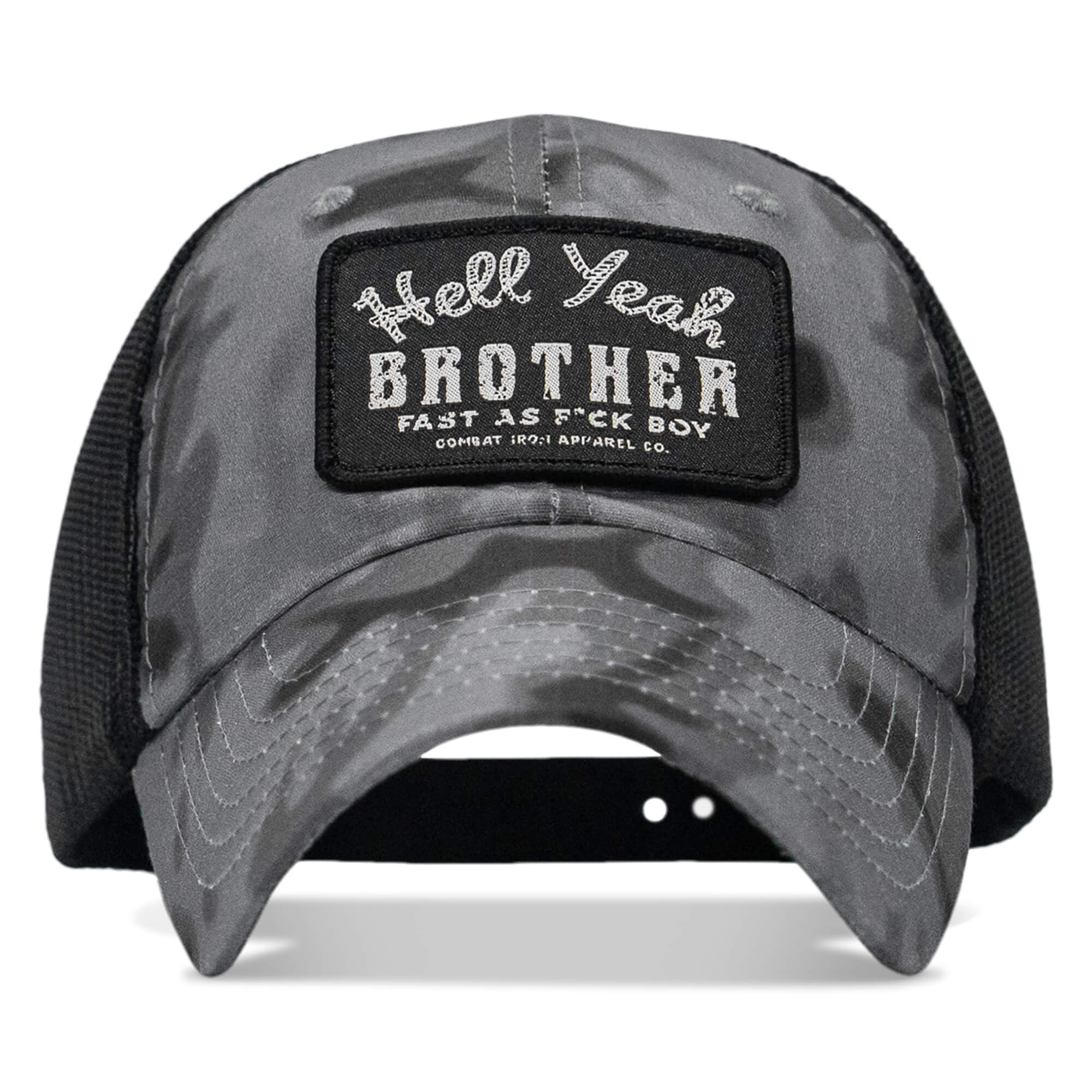 Hell Yeah Brother Patch Tactical Ripstop Mesh Snapback Hat - Combat Iron Apparel Co.