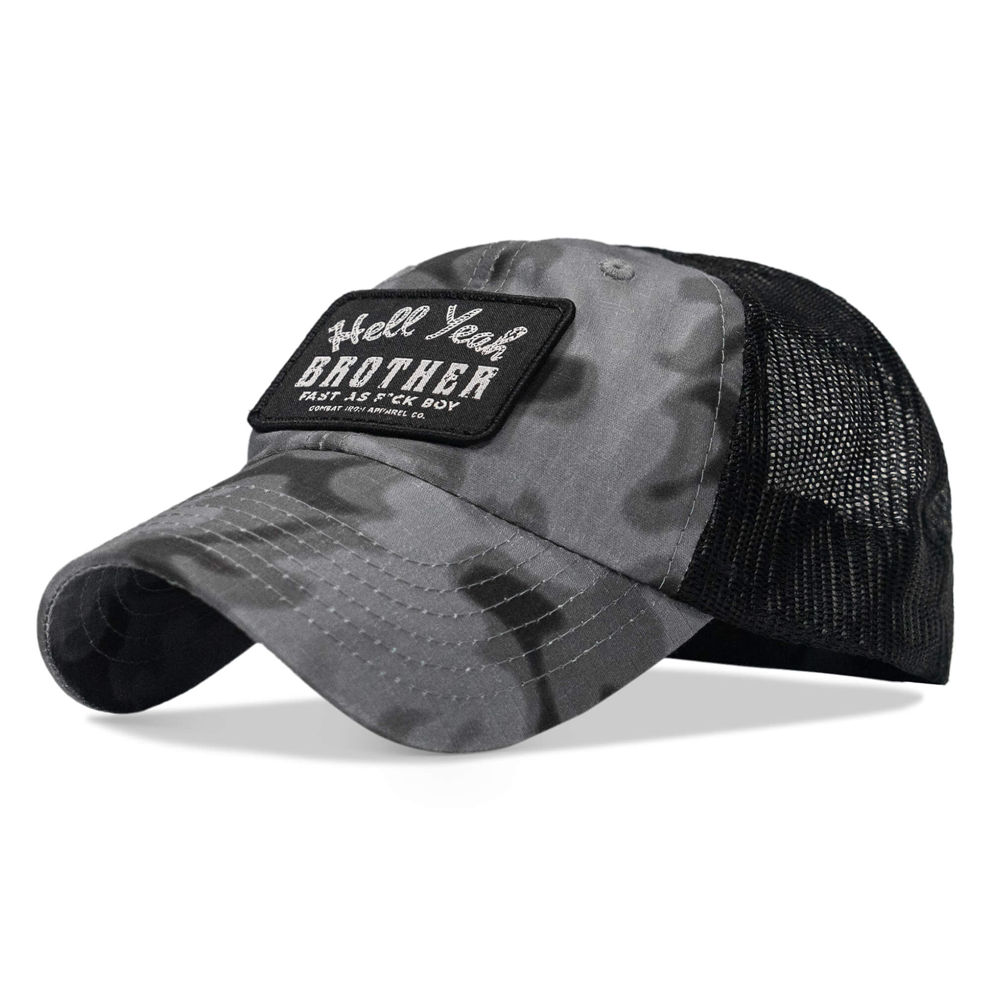 Hell Yeah Brother Patch Tactical Ripstop Mesh Snapback Hat - Combat Iron Apparel Co.