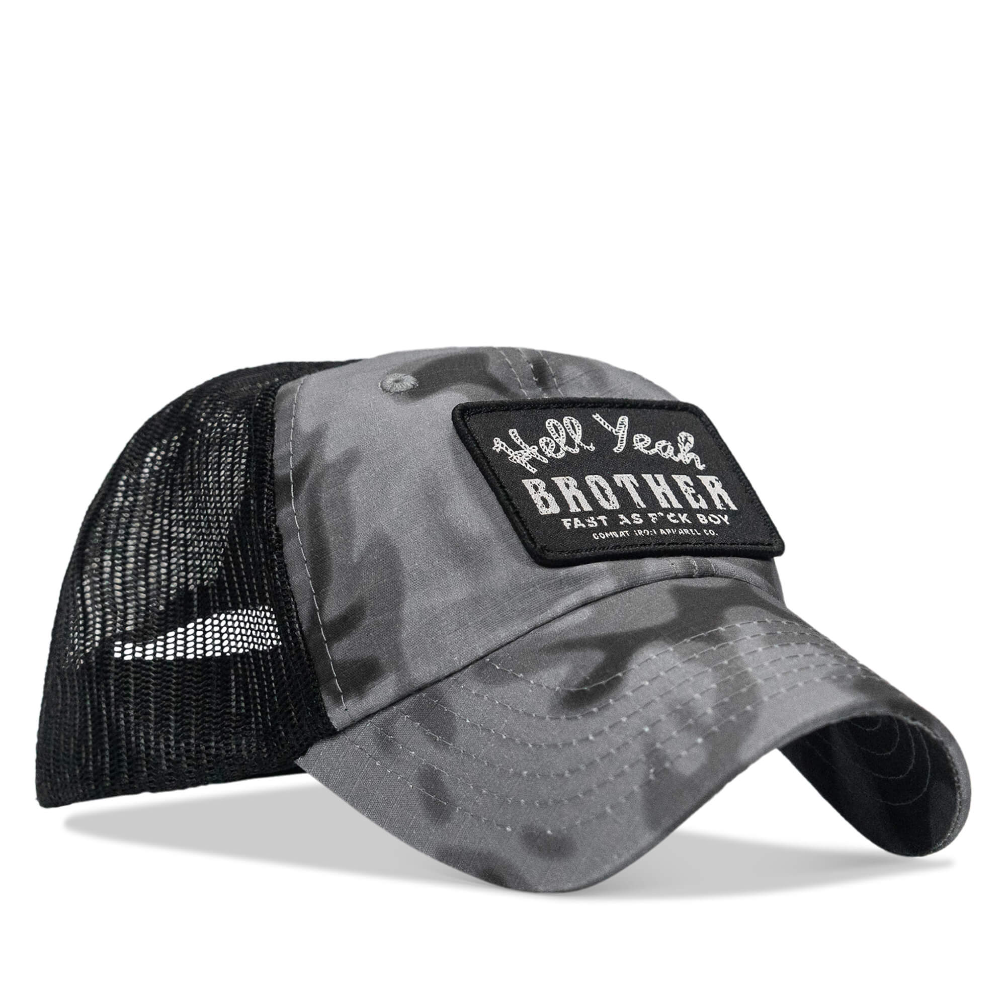 Hell Yeah Brother Patch Tactical Ripstop Mesh Snapback Hat - Combat Iron Apparel Co.