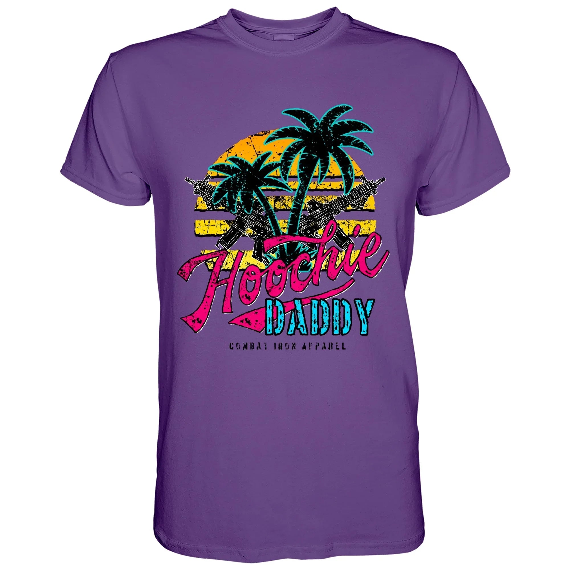Hoochie Daddy Sunset Men's T-Shirt - Combat Iron Apparel Co.