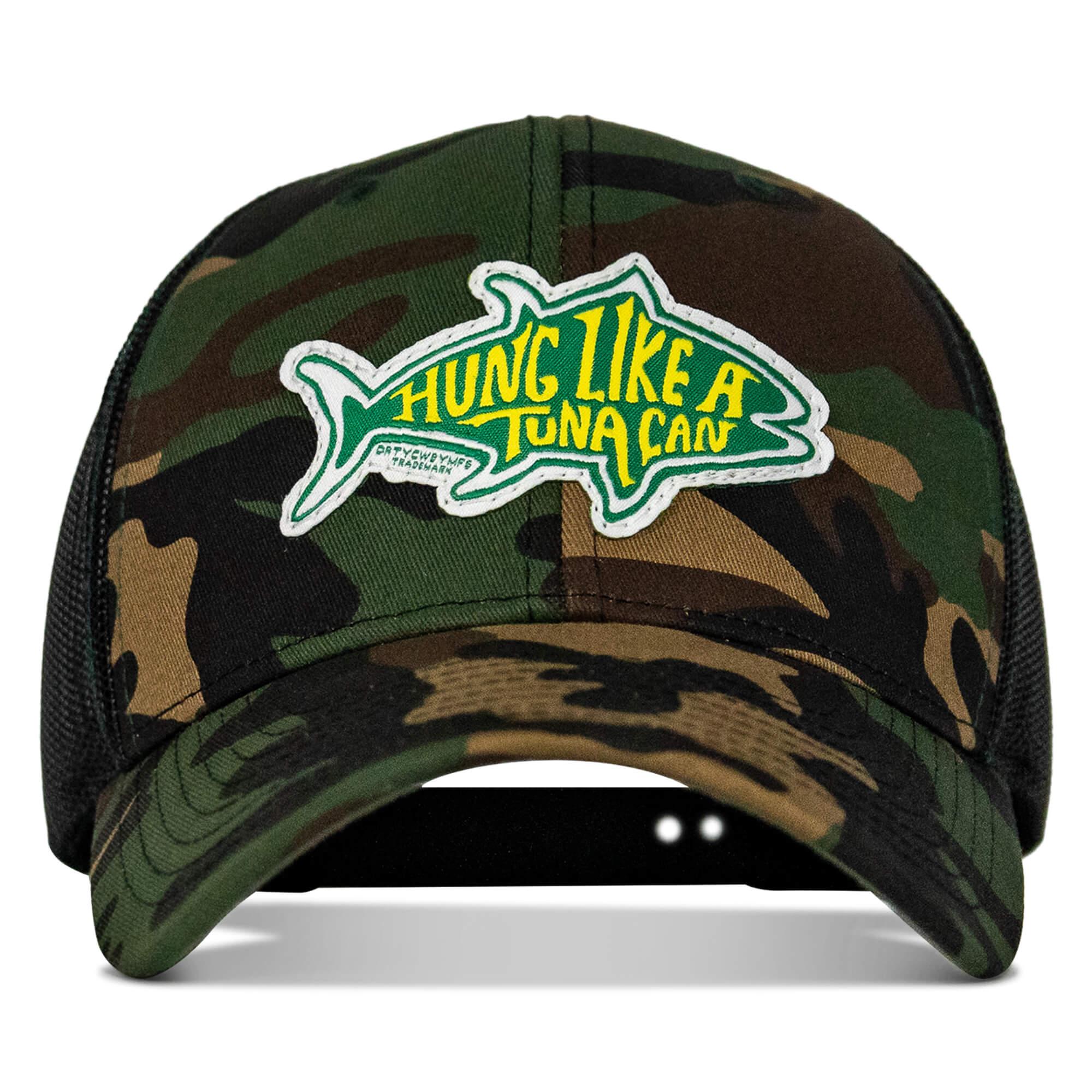 Hung Like A Tuna Can Snapback Hat - Combat Iron Apparel Co.