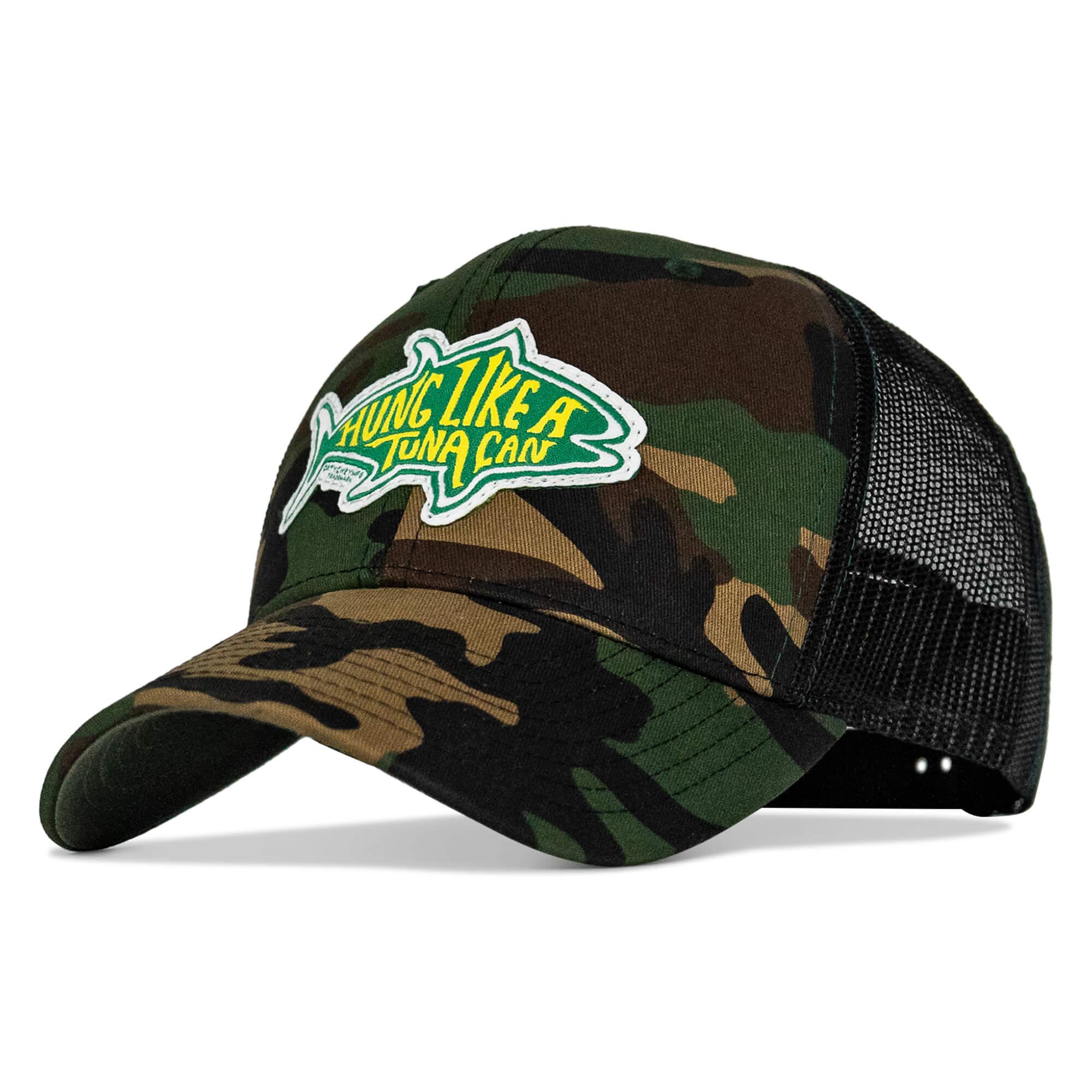 Hung Like A Tuna Can Snapback Hat - Combat Iron Apparel Co.