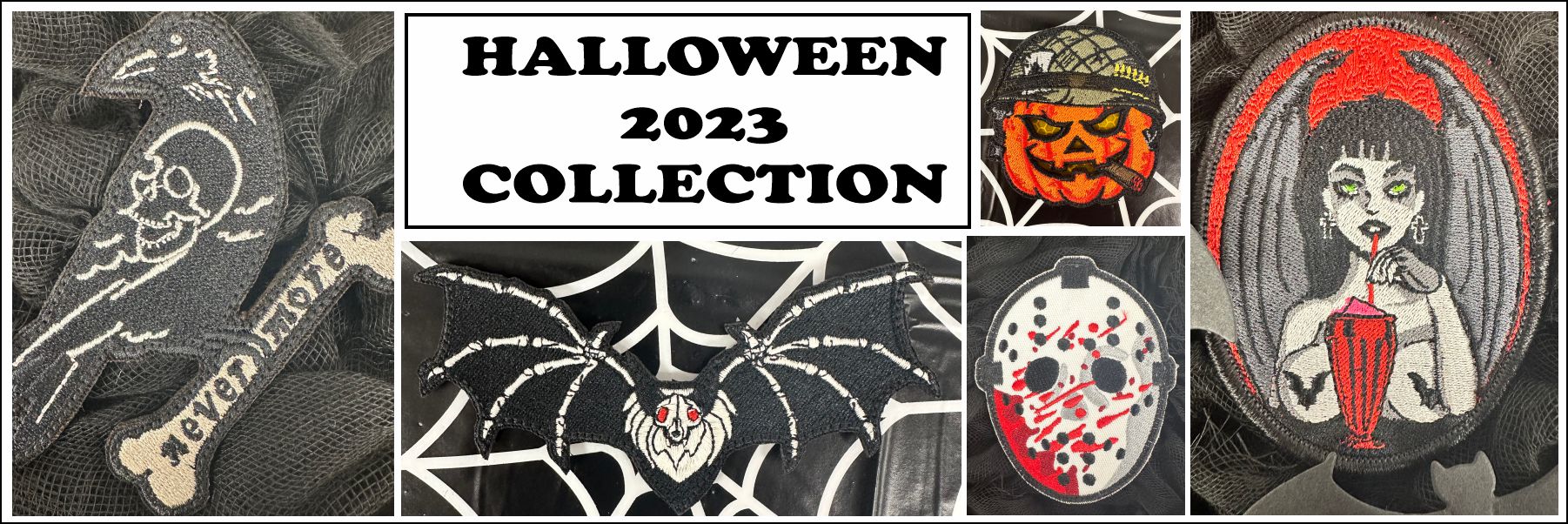 Halloween 2023 patch collection