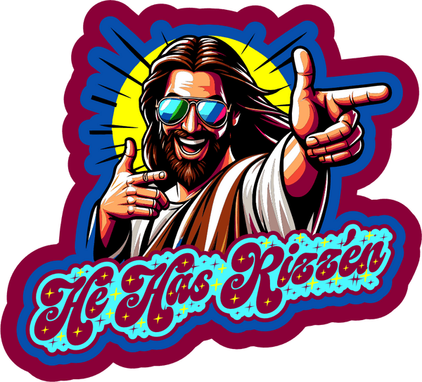 Jeses Rizz Gen Z Jesus - Praise be, He Has Rizz'en - 3