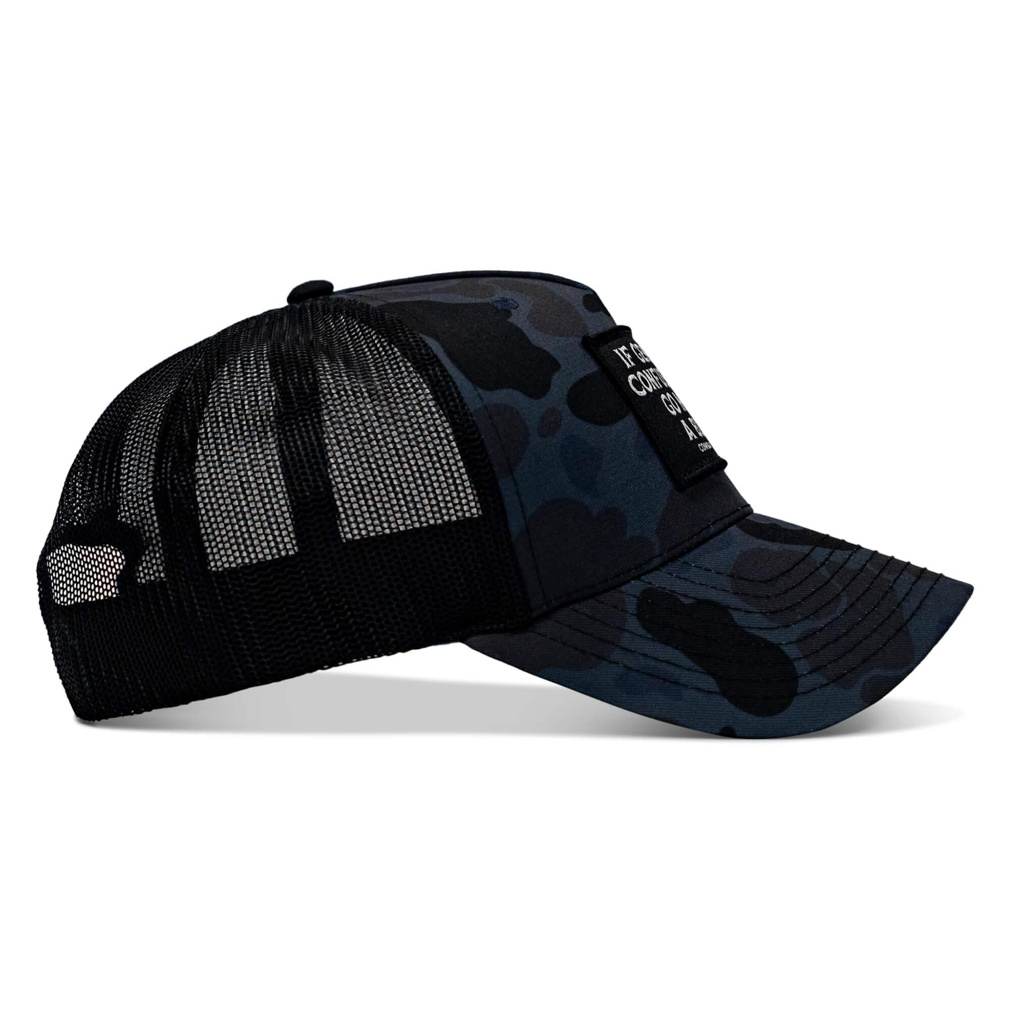 If Genders Confuse You, Go Milk A Bull Patch Snapback Hat - Combat Iron Apparel Co.