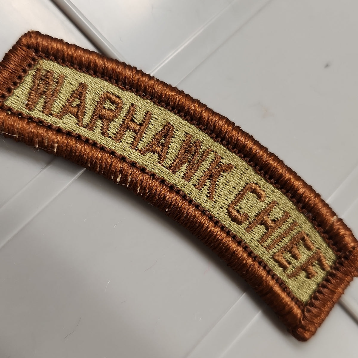 Custom Text Patch Fully Embroidered USAF OCP/Spice - Long Tab